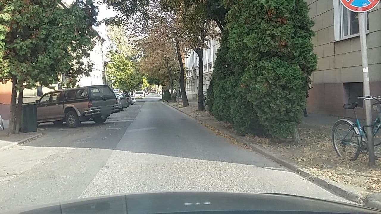 Street view near Hotel Centrum, Szeged — © vst (CC BY-SA · Mapillary)