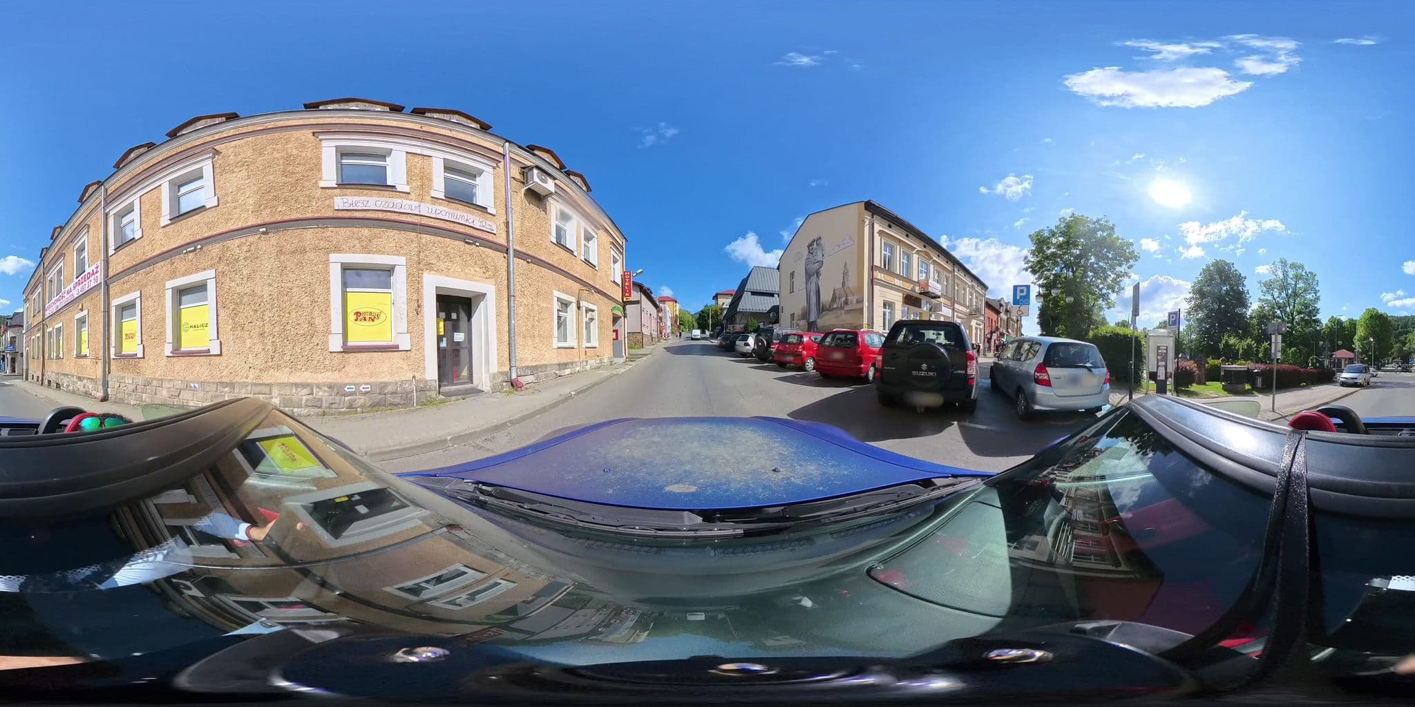Street view near Hostel Karpacki, Ustrzyki Dolne — © m1k0 (CC BY-SA · Mapillary)