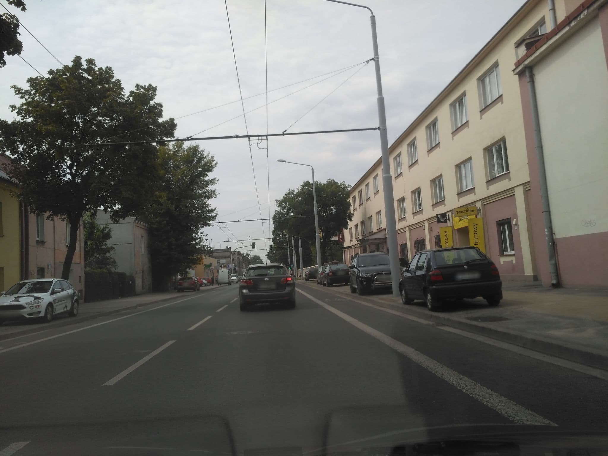 Street view near Hotel Waksman Sport, Lublin — © rafalr_osm (CC BY-SA · Mapillary)