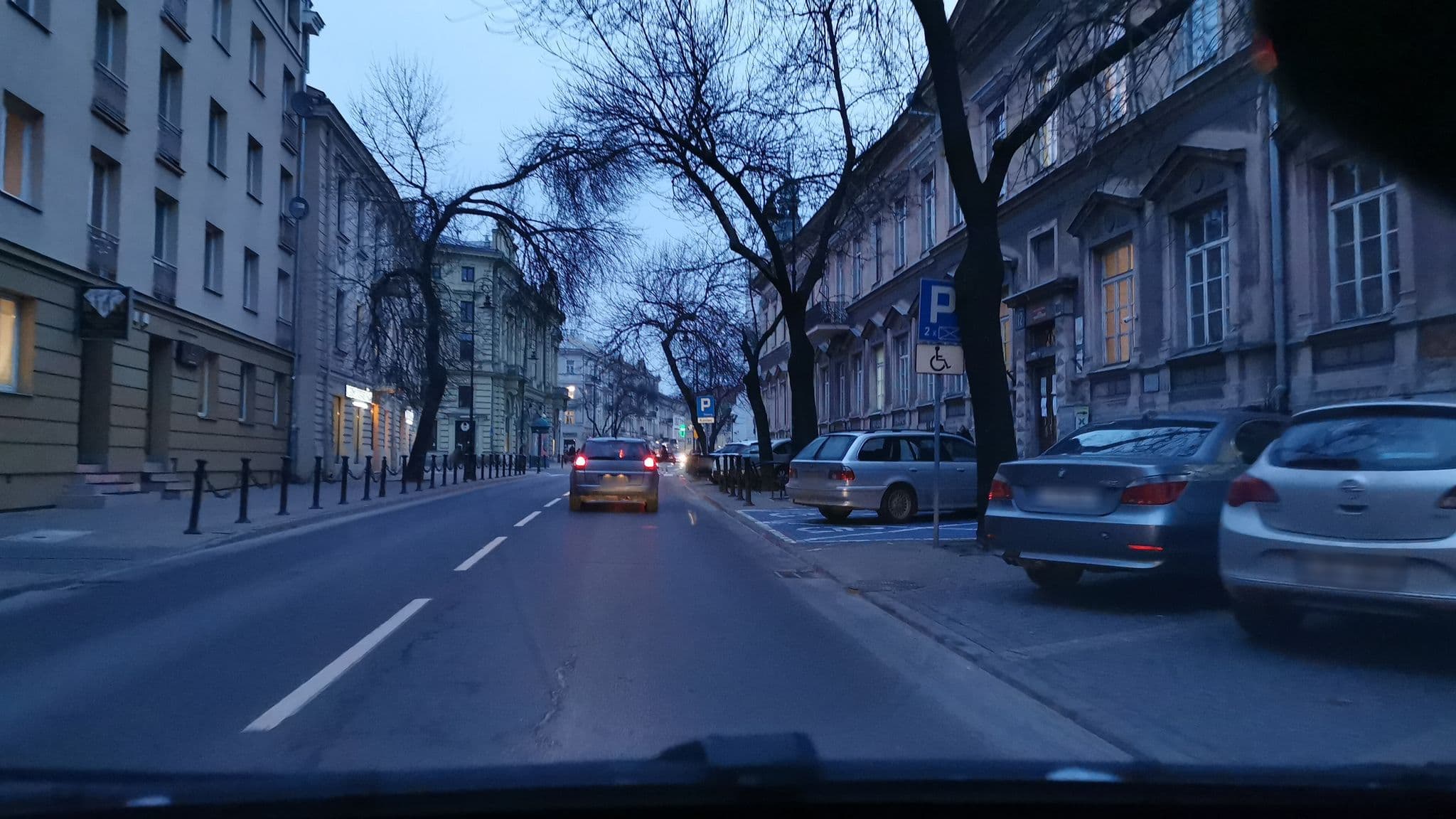 Street view near Gabriela Narutowicza Apartment, Lublin — © mhenclik (CC BY-SA · Mapillary)