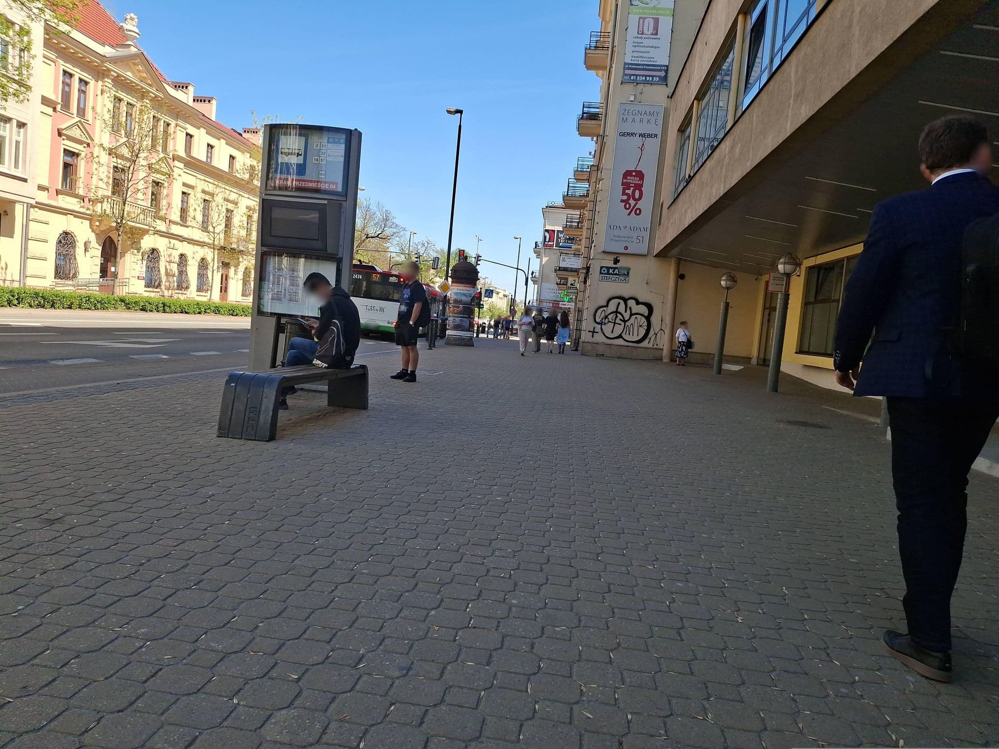 Street view near Royal Route Residences, Lublin — © Papryczka (CC BY-SA · Mapillary)