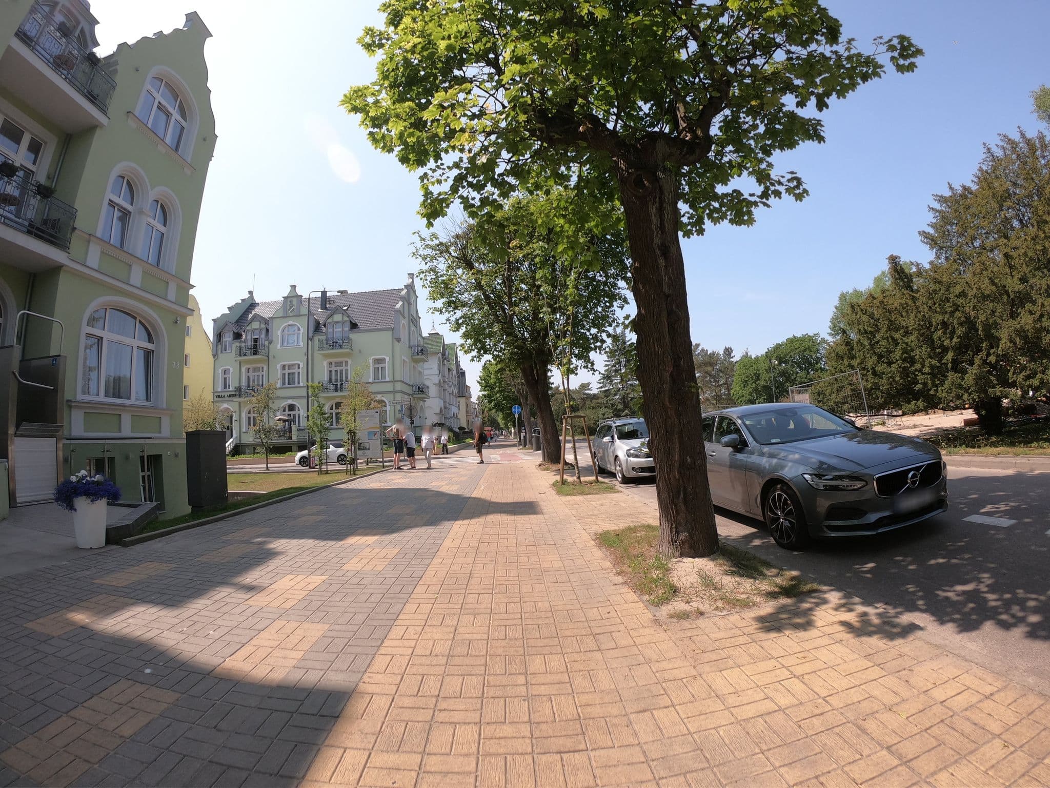 Street view near Villa Nowowiejskiego, Świnoujście — © masterofnoroad (CC BY-SA · Mapillary)