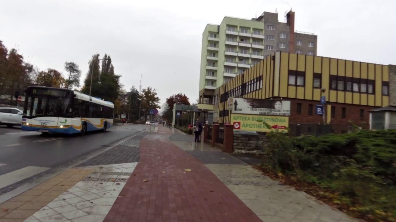 Street view near Alga Hotels Sp. z o.o. Sp.k, Świnoujście — © masterofnoroad (CC BY-SA · Mapillary)