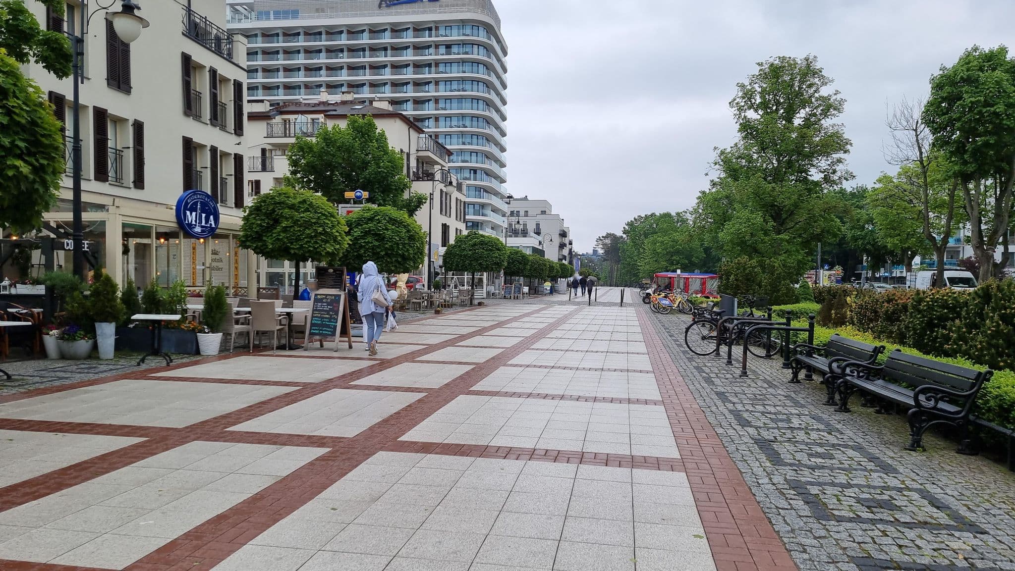 Street view near Hotels Frizi Sp. z o.o. Sp.k, Świnoujście — © inextremo96 (CC BY-SA · Mapillary)