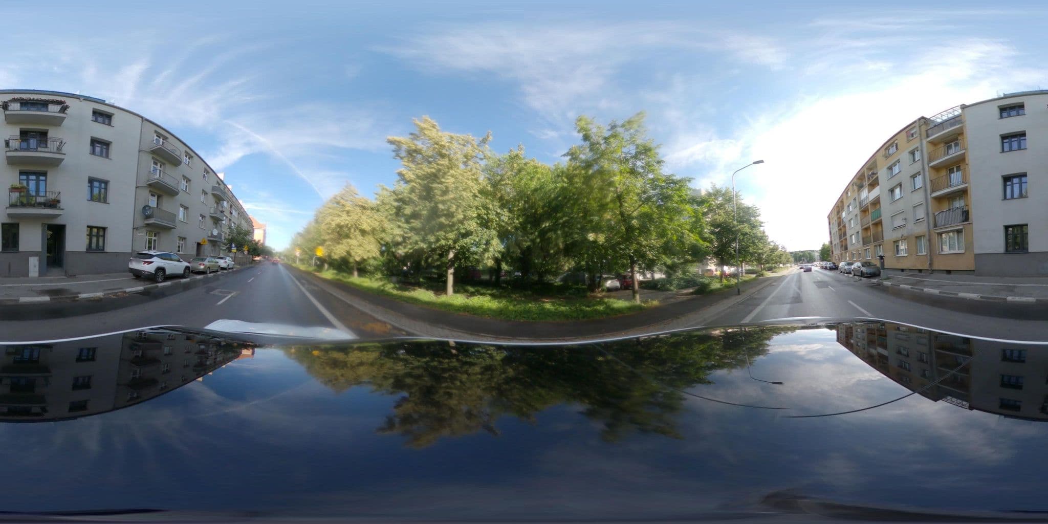 Street view near Apartamenty Dwa, Poznań — © Fixtor (CC BY-SA · Mapillary)
