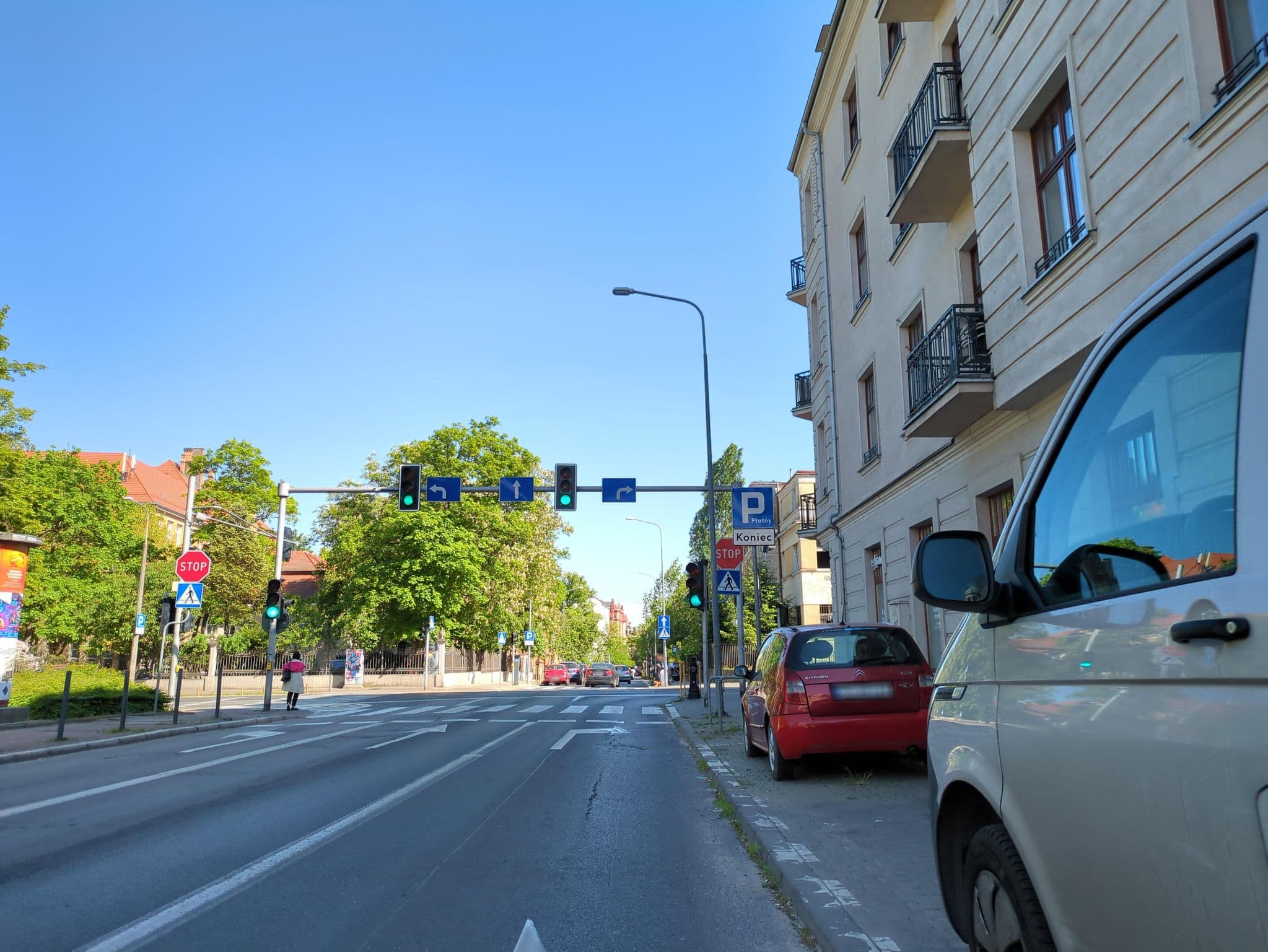 Street view near Apartament Poznan4Rent, Poznań — © 6b17d8c50e264a46 (CC BY-SA · Mapillary)