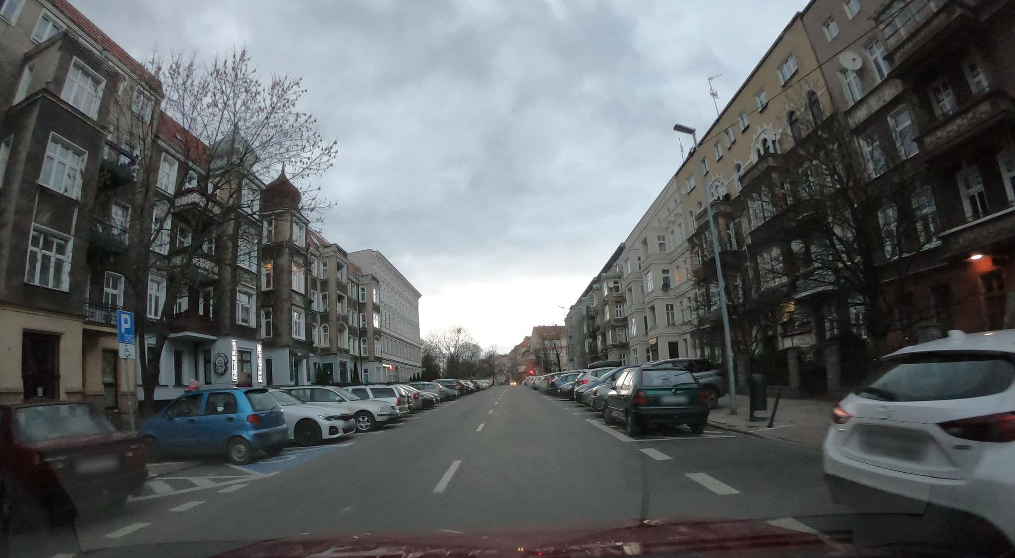 Street view near Apartamenty 21 Basic, Szczecin — © masterofnoroad (CC BY-SA · Mapillary)