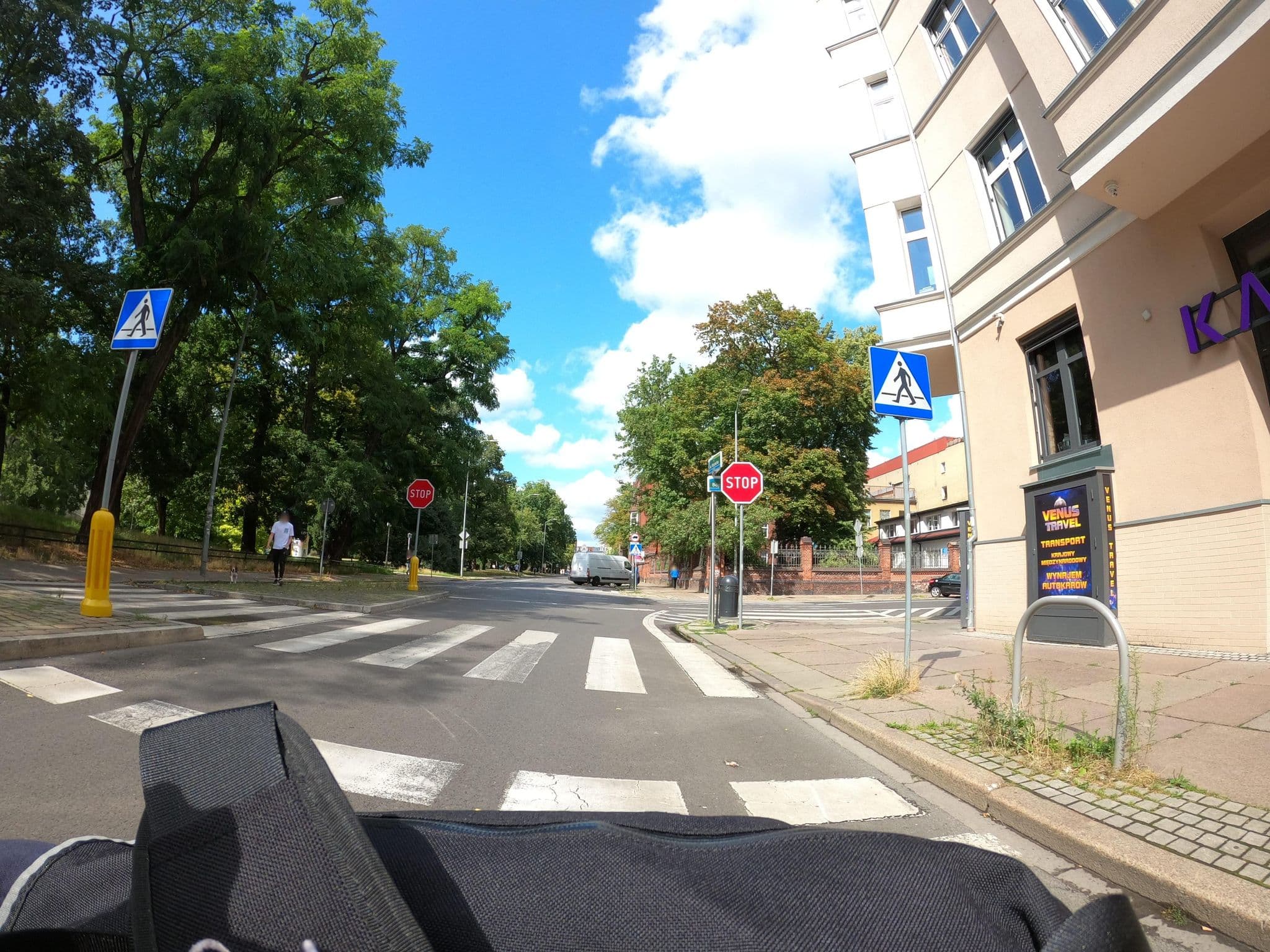 Street view near Apartament Kaskada, Szczecin — © masterofnoroad (CC BY-SA · Mapillary)