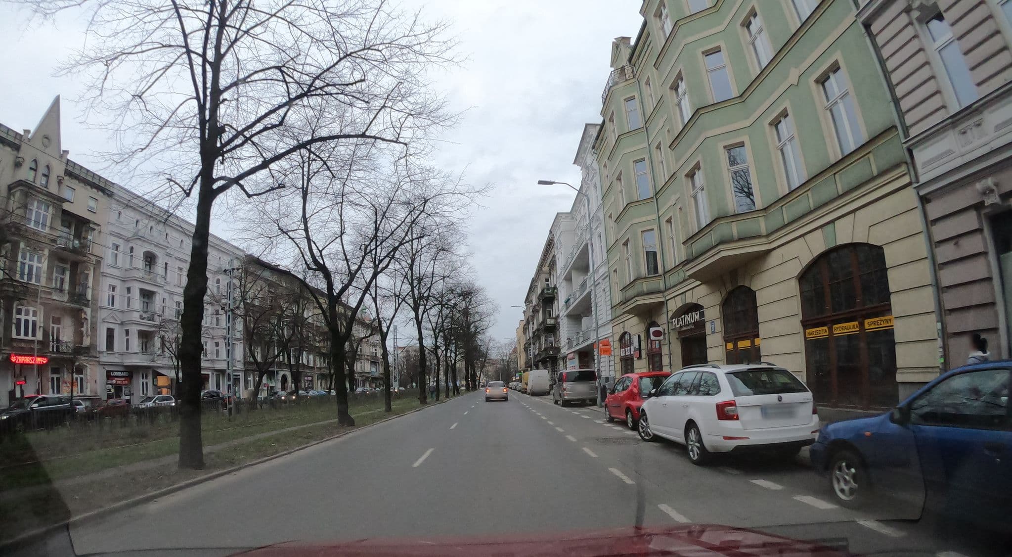 Street view near Aparthotel Platinum, Szczecin — © masterofnoroad (CC BY-SA · Mapillary)