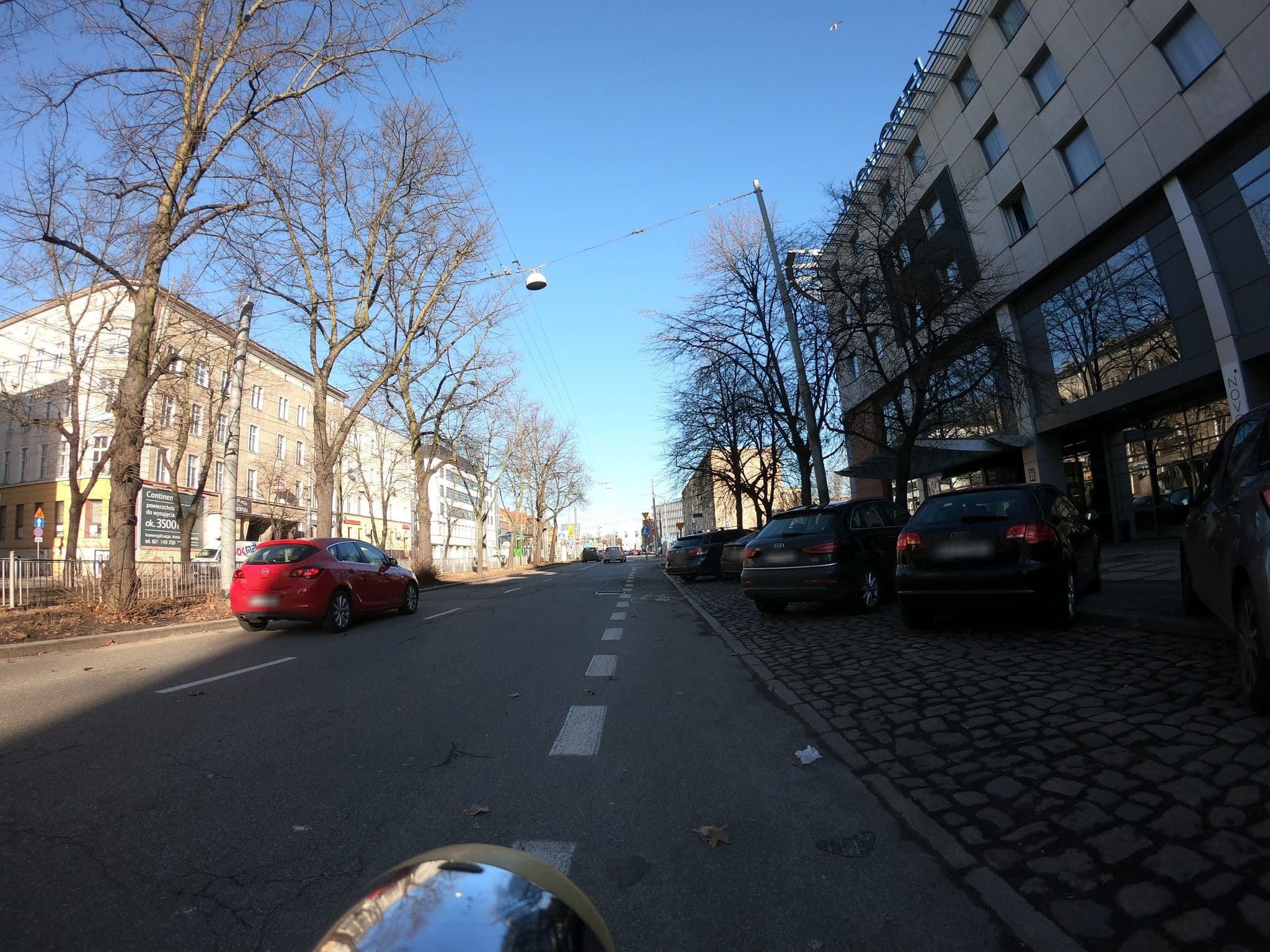 Street view near Novotel Szczecin Centrum, Szczecin — © masterofnoroad (CC BY-SA · Mapillary)