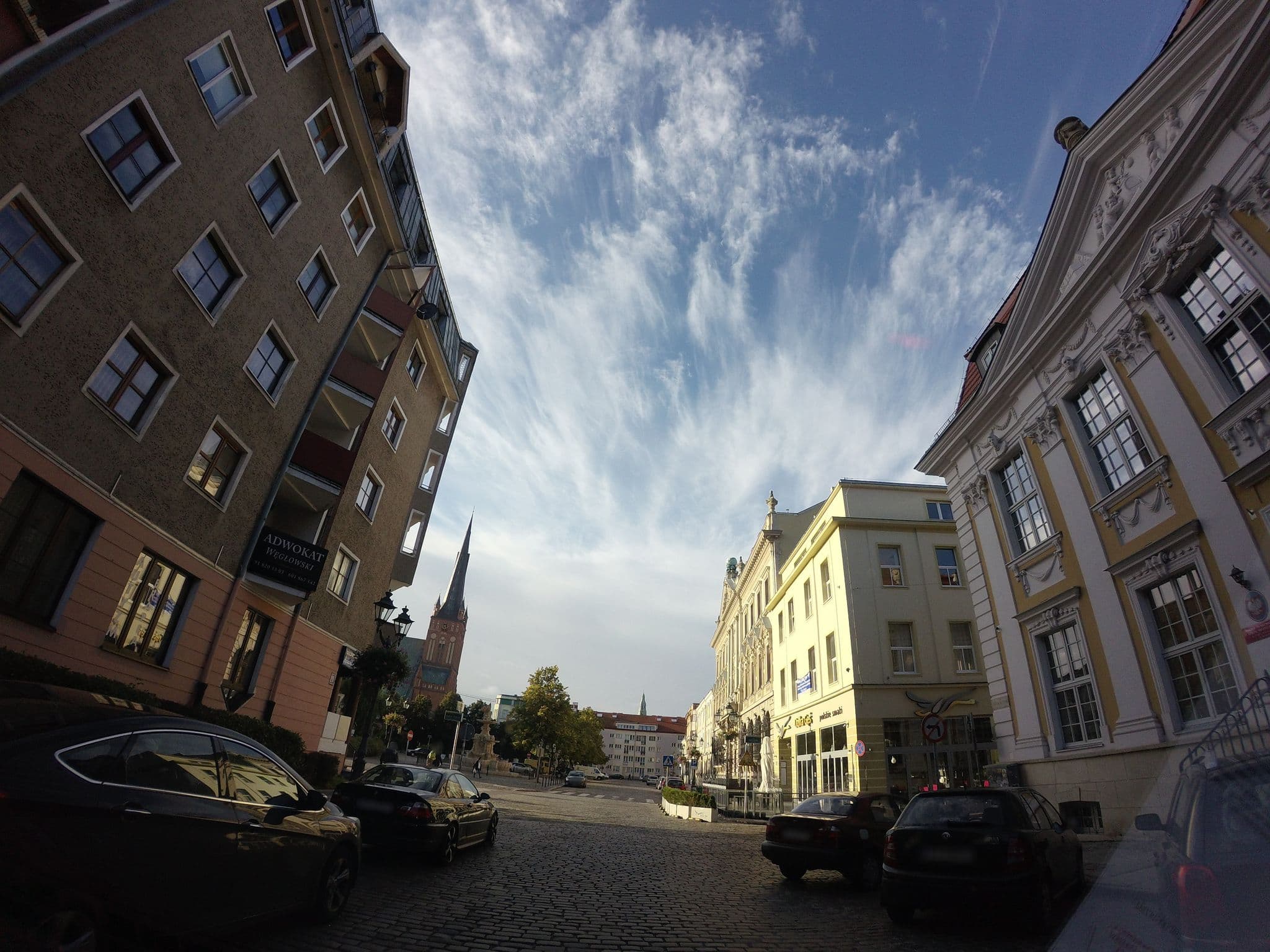 Street view near Apartament Paris, Szczecin — © czadzik (CC BY-SA · Mapillary)