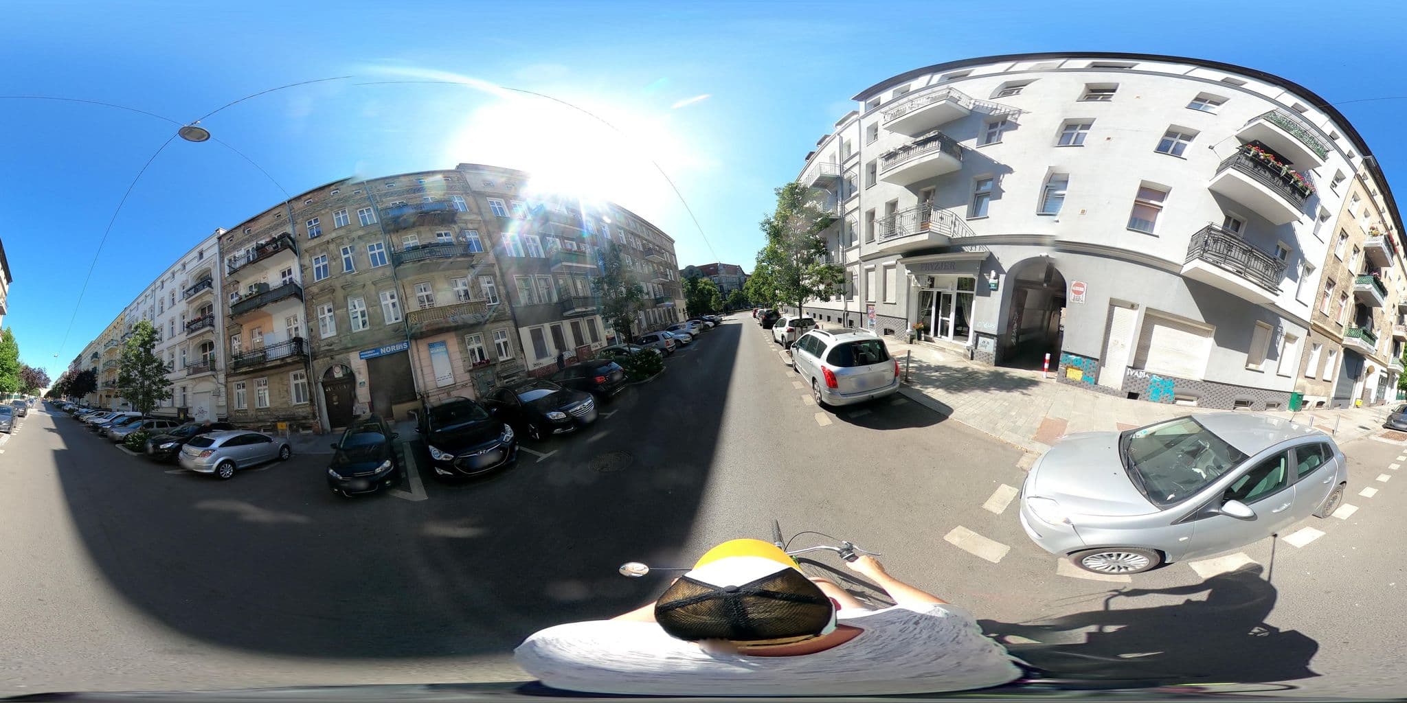 Street view near Sydonia Apartments - Malkowskiego, Szczecin — © Ameba (CC BY-SA · Mapillary)