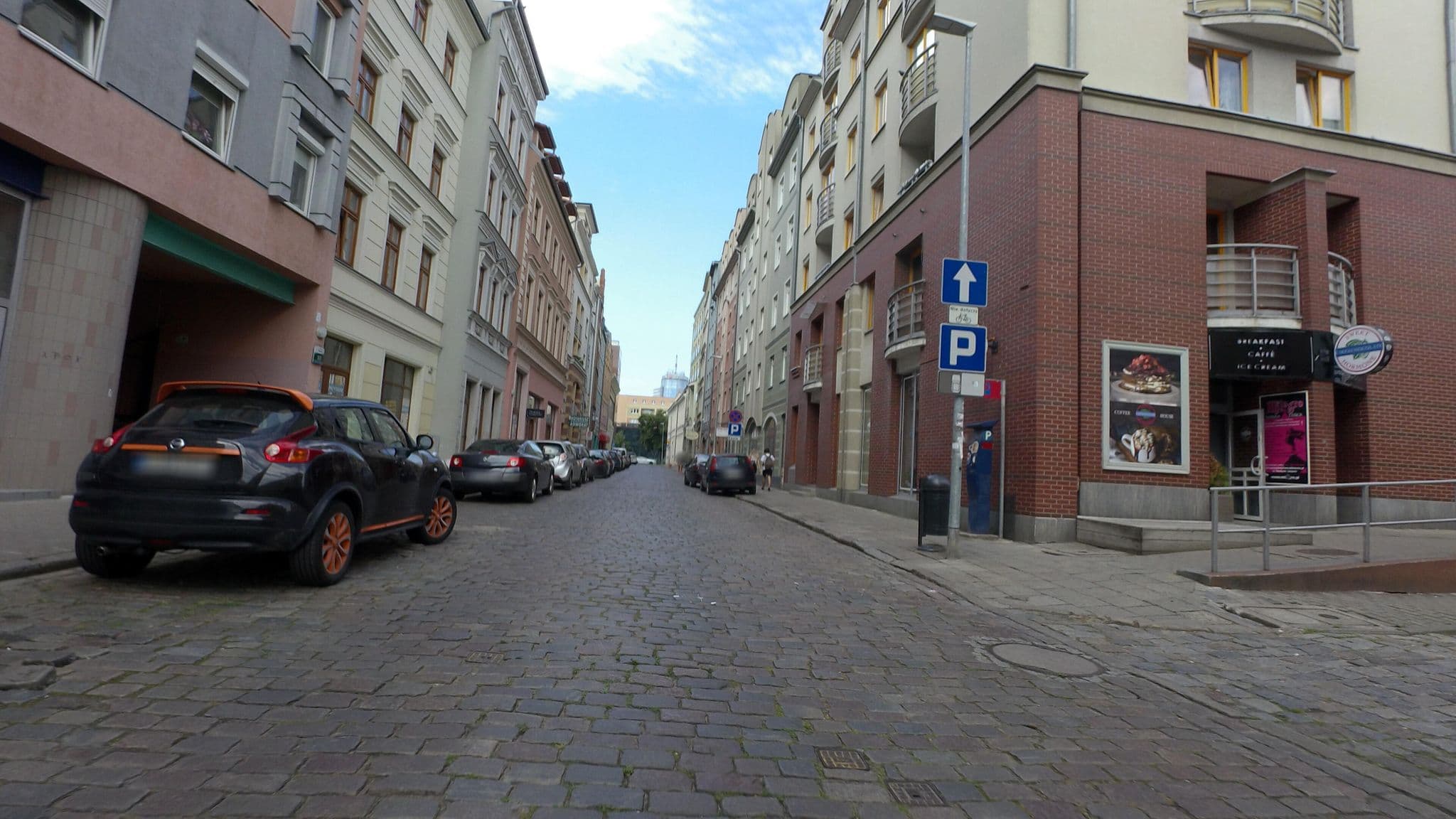 Street view near JTB Apartament Tkacka, Szczecin — © moenk (CC BY-SA · Mapillary)