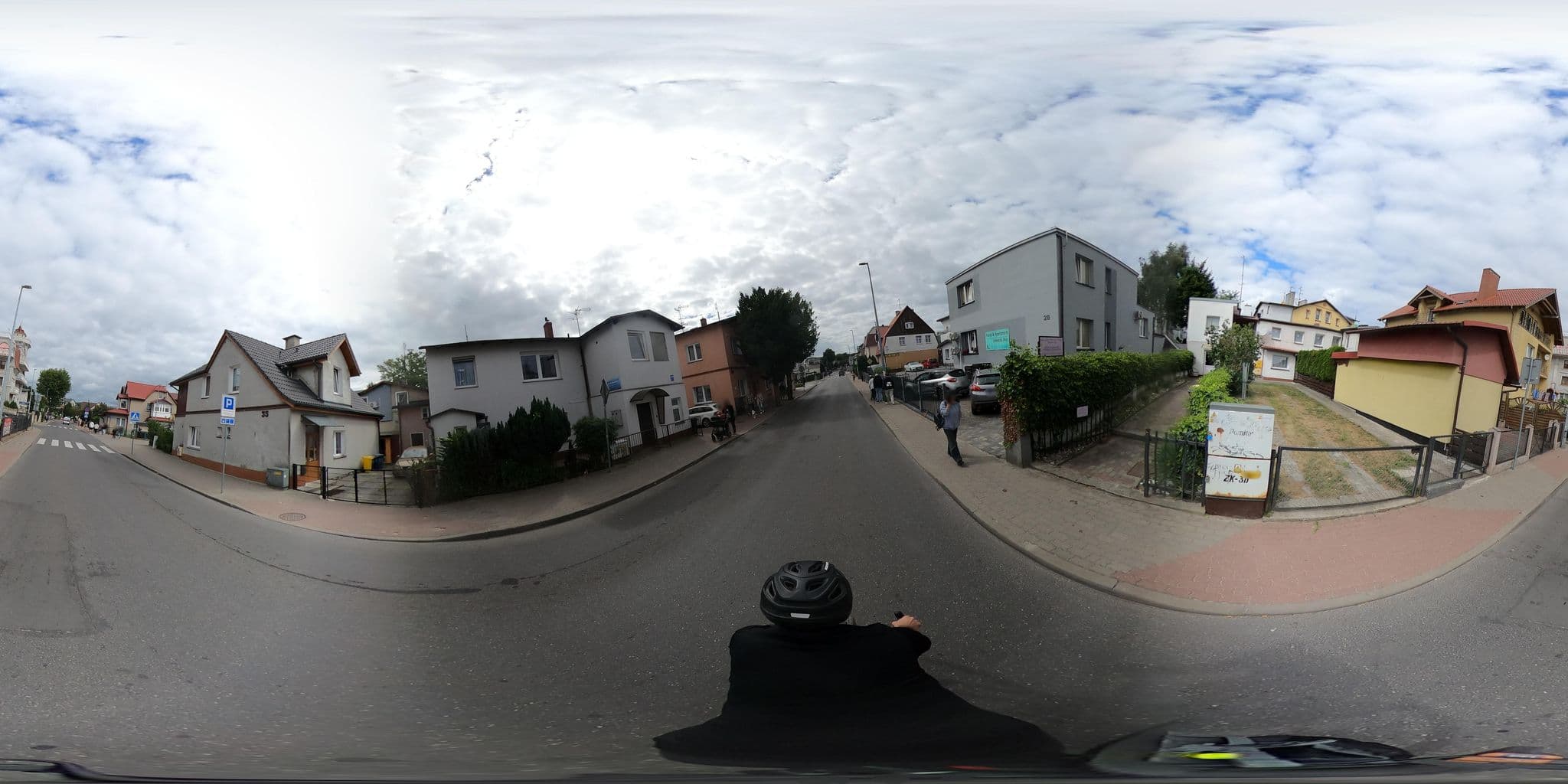 Street view near Dubrawska Helena, Międzyzdroje — © RowerowyRozboojnik (CC BY-SA · Mapillary)