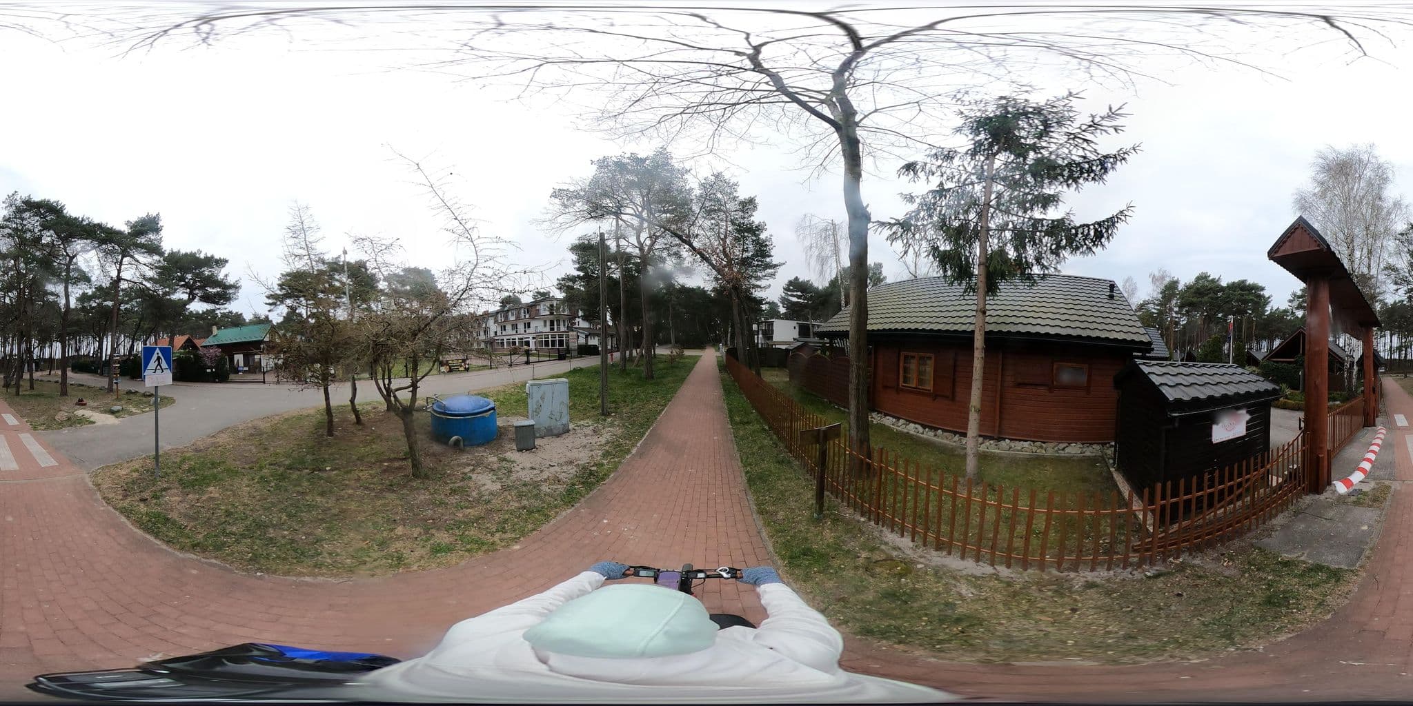 Street view near Pelikan Resort Dźwirzyno, Grzybowo — © Ameba (CC BY-SA · Mapillary)