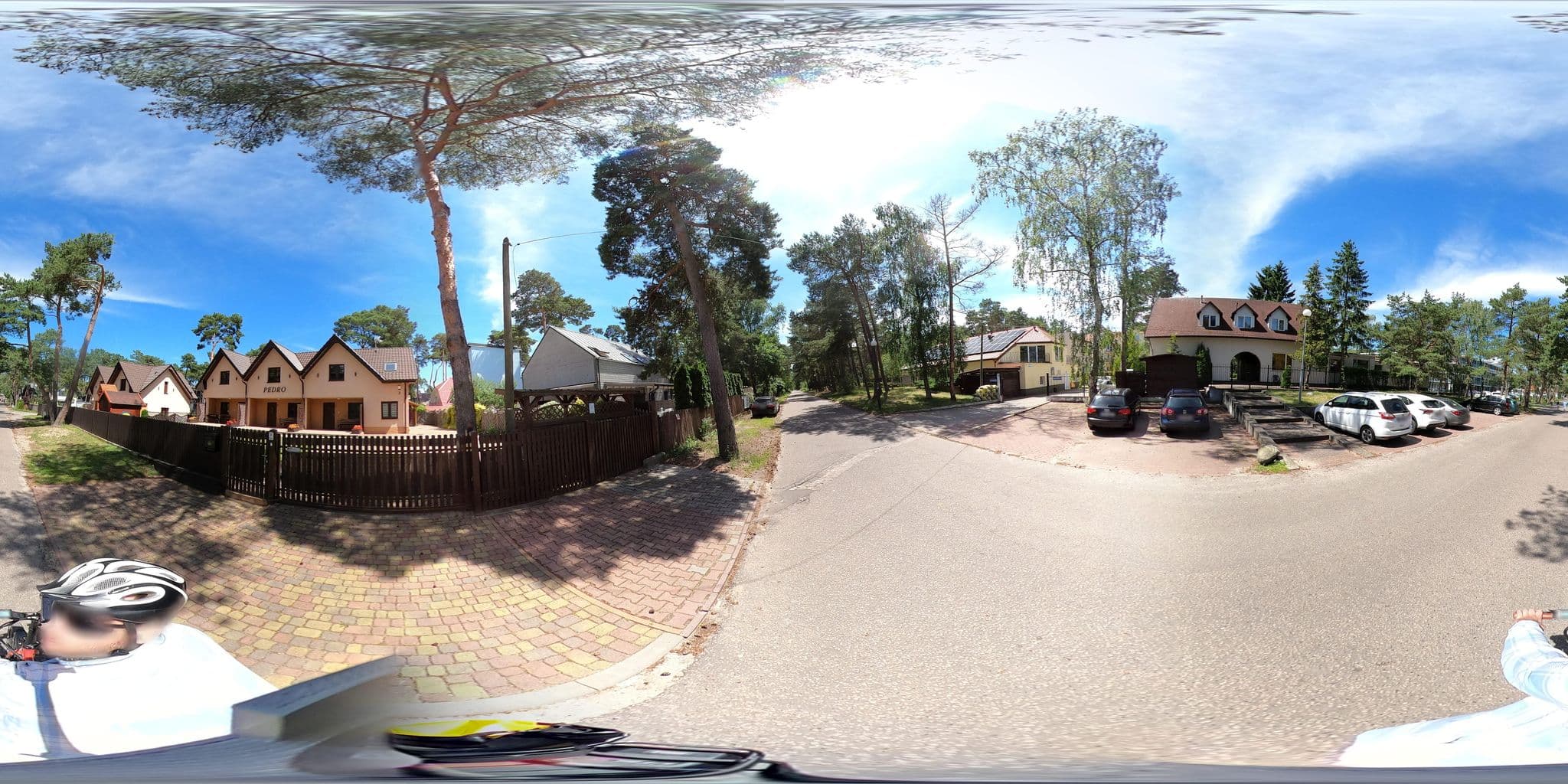 Street view near Ośrodek Wczasowy WSSE, Pobierowo — © Ameba (CC BY-SA · Mapillary)