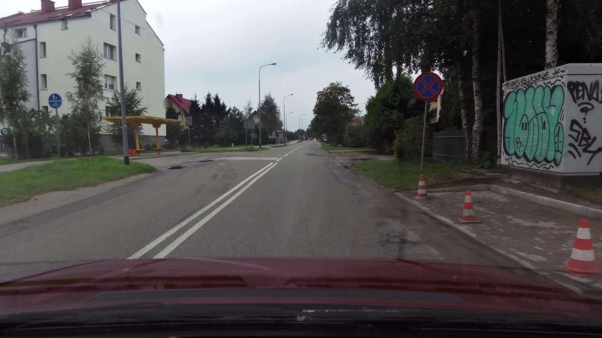 Street view near "Koral" Dom Gościnny Halina Christophersen, Kołobrzeg — © masterofnoroad (CC BY-SA · Mapillary)
