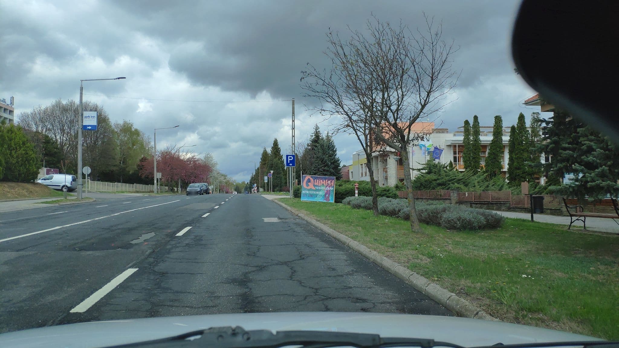 Street view near Hotel Forrás*** Zalakaros, Zalakaros — © rbader (CC BY-SA · Mapillary)