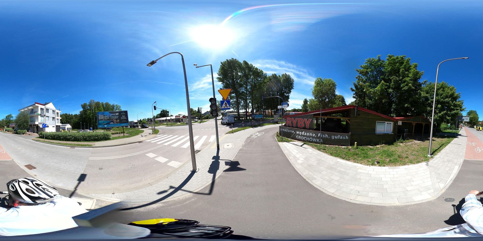 Street view near Ośrodek Wypoczynkowy Wielki Błękit, Pobierowo — © Ameba (CC BY-SA · Mapillary)