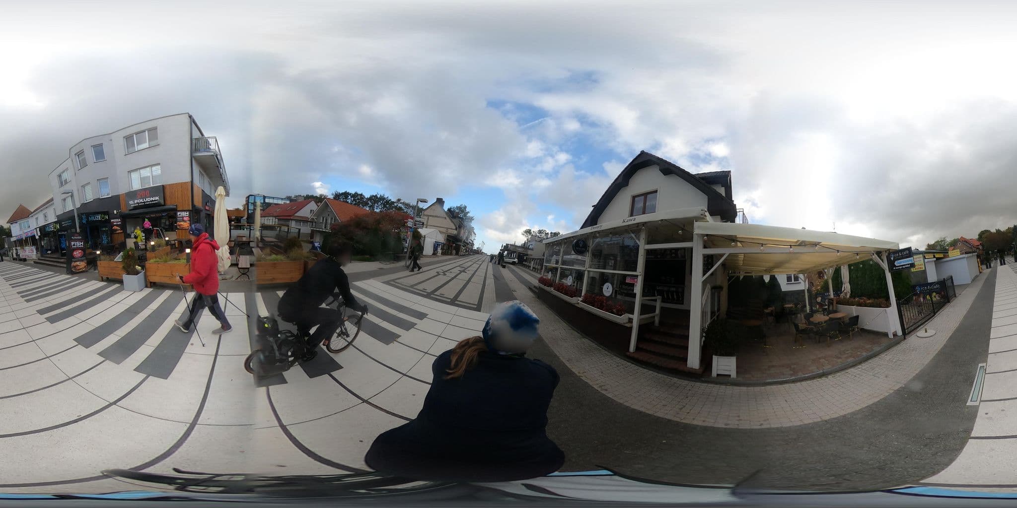 Street view near KLIF Dom Gościnny, Pobierowo — © RowerowyRozboojnik (CC BY-SA · Mapillary)