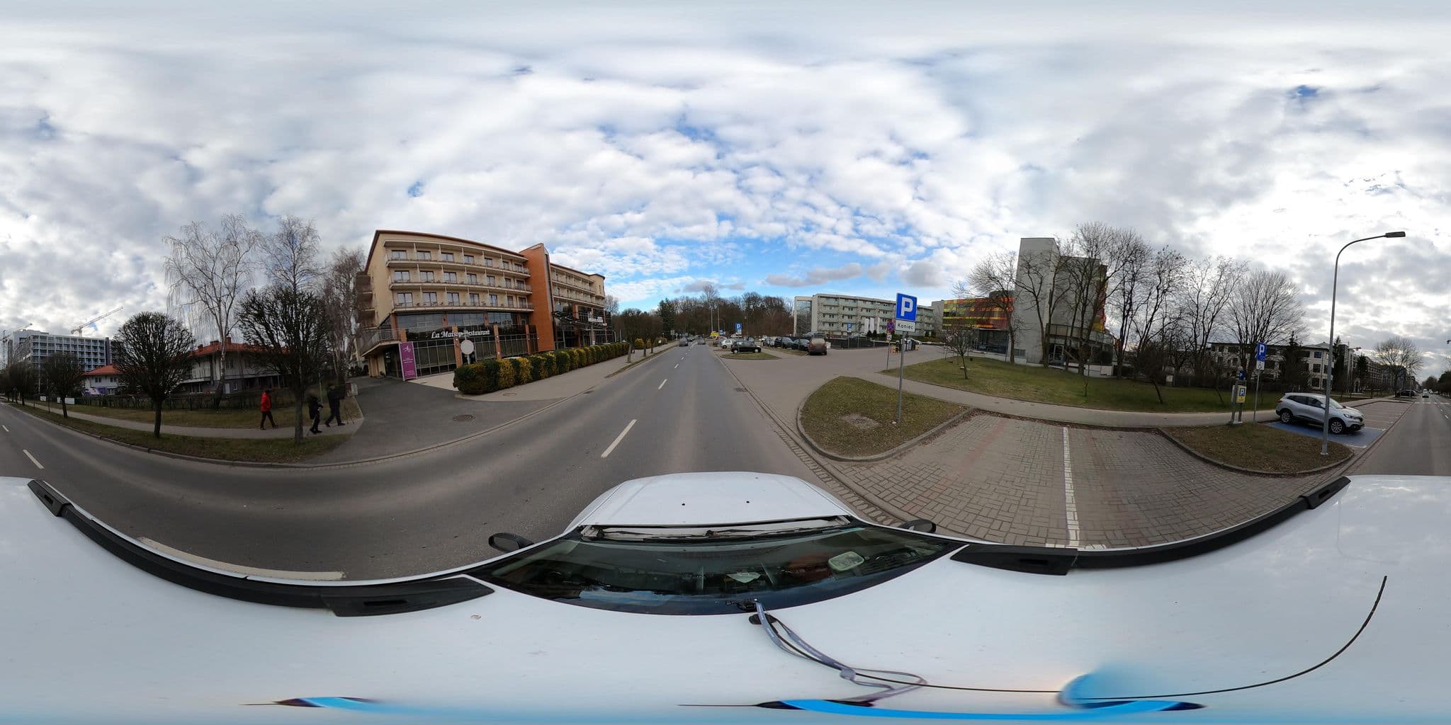 Street view near Hotel Leda, Kołobrzeg — © masterofnoroad (CC BY-SA · Mapillary)