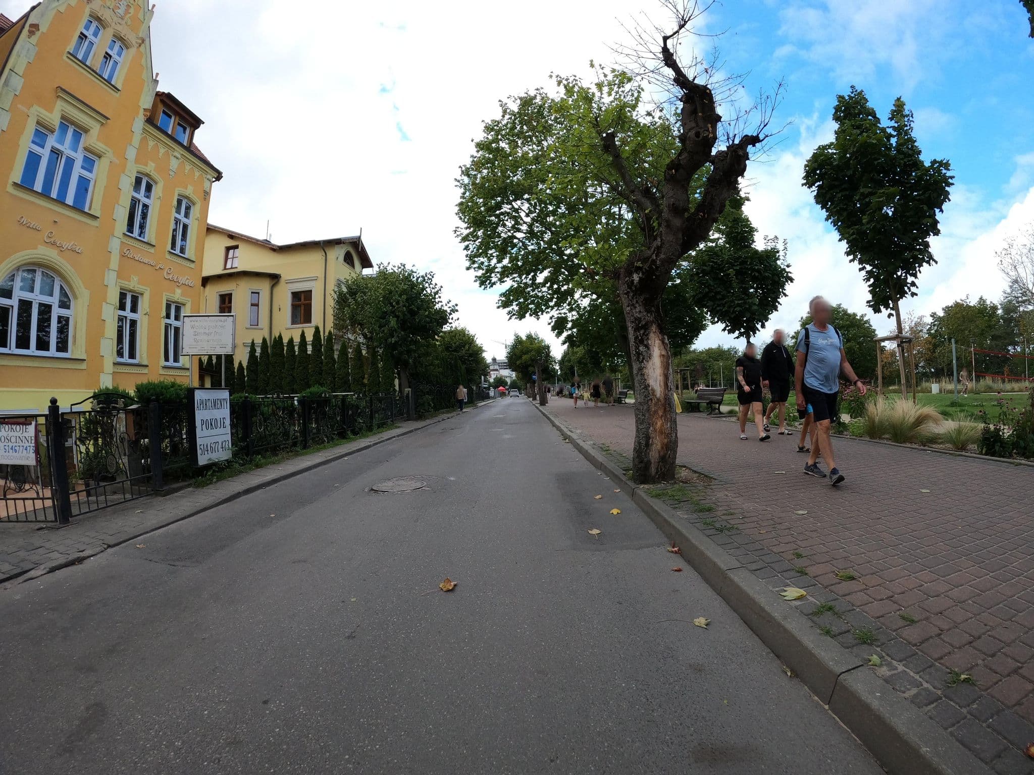 Street view near Apartamenty Cecylia, Międzyzdroje — © masterofnoroad (CC BY-SA · Mapillary)