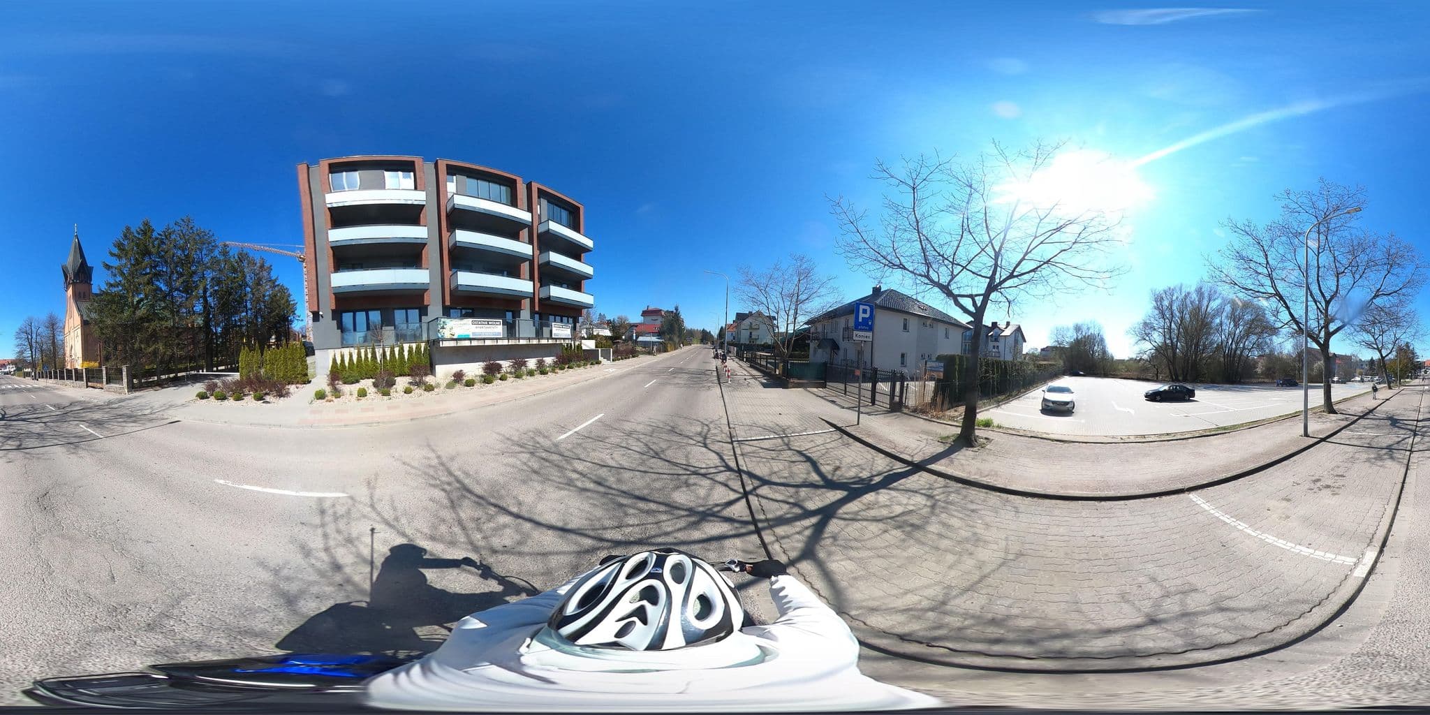 Street view near Binensztok Helena. Wynajem kwater, Ustronie Morskie — © Ameba (CC BY-SA · Mapillary)