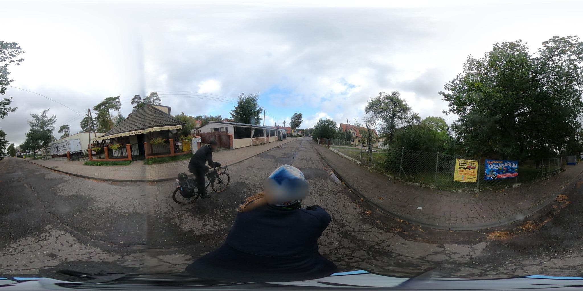 Street view near Willa Muza, Pobierowo — © RowerowyRozboojnik (CC BY-SA · Mapillary)