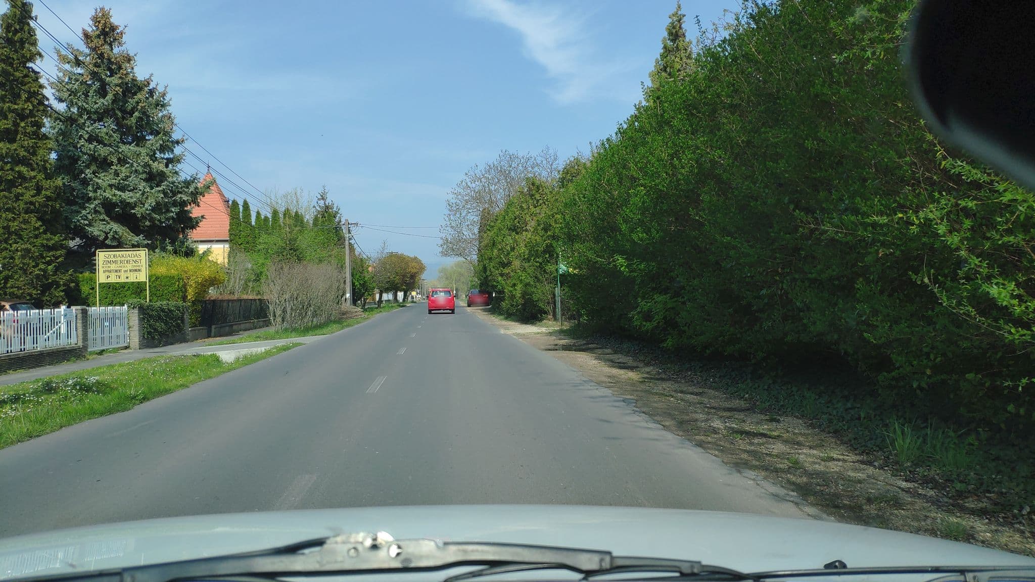 Street view near Balaton vendégház, Keszthely — © rbader (CC BY-SA · Mapillary)