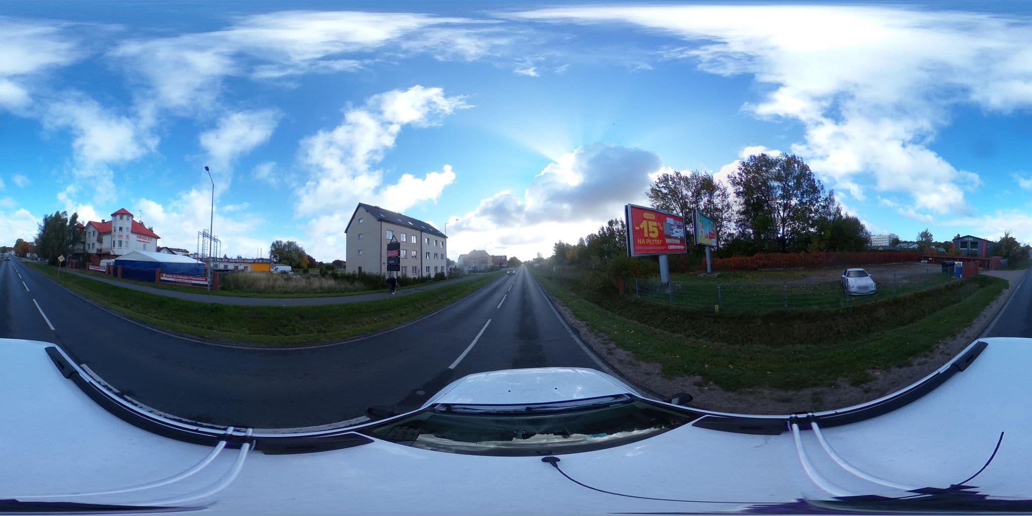 Street view near Villa Bogna, Mielno — © masterofnoroad (CC BY-SA · Mapillary)