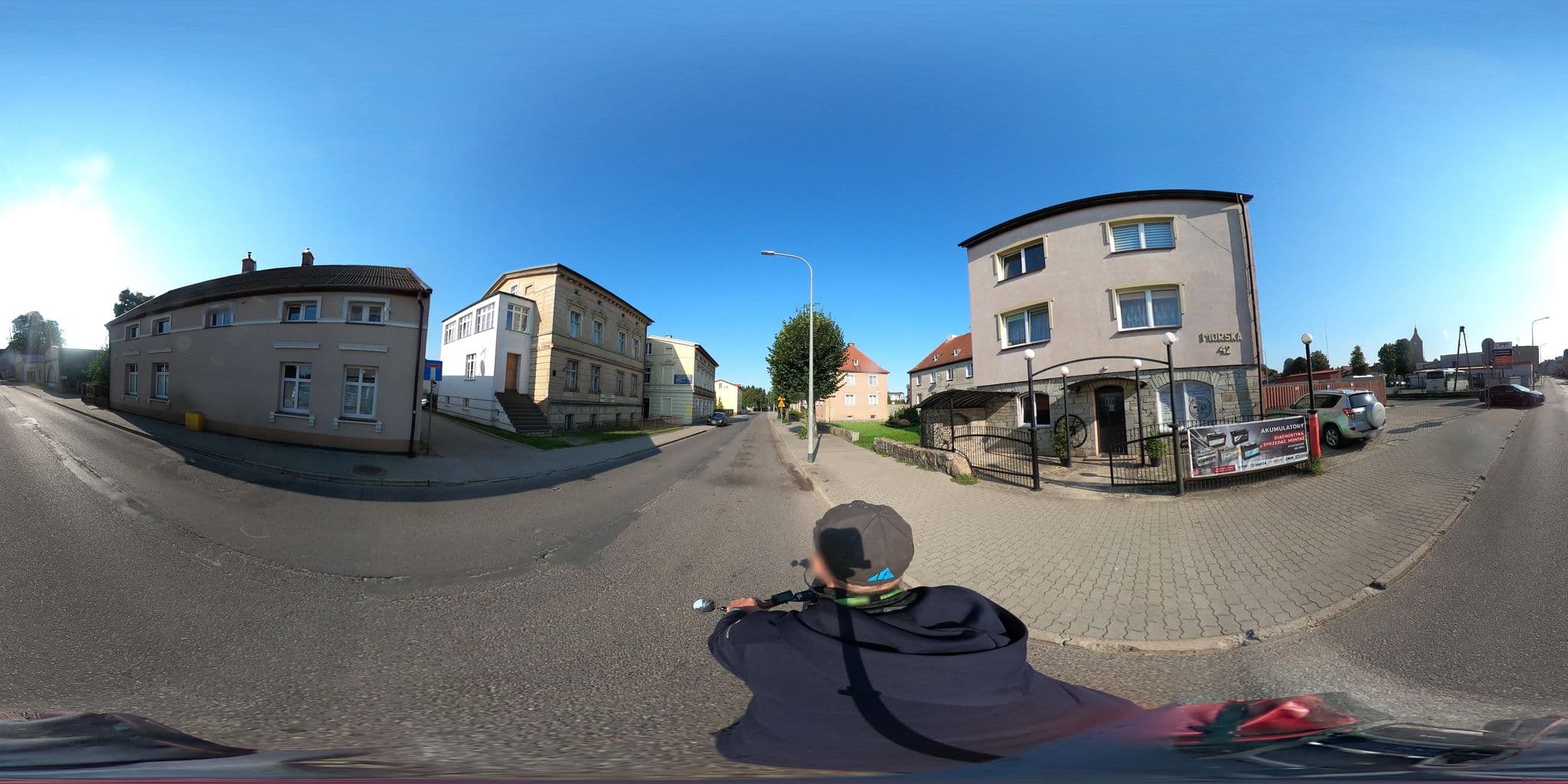 Street view near Jerzy Budziar Przedsiębiorstwo Handlowo-Usługowe 'Dingo'', Darłowo — © masterofnoroad (CC BY-SA · Mapillary)
