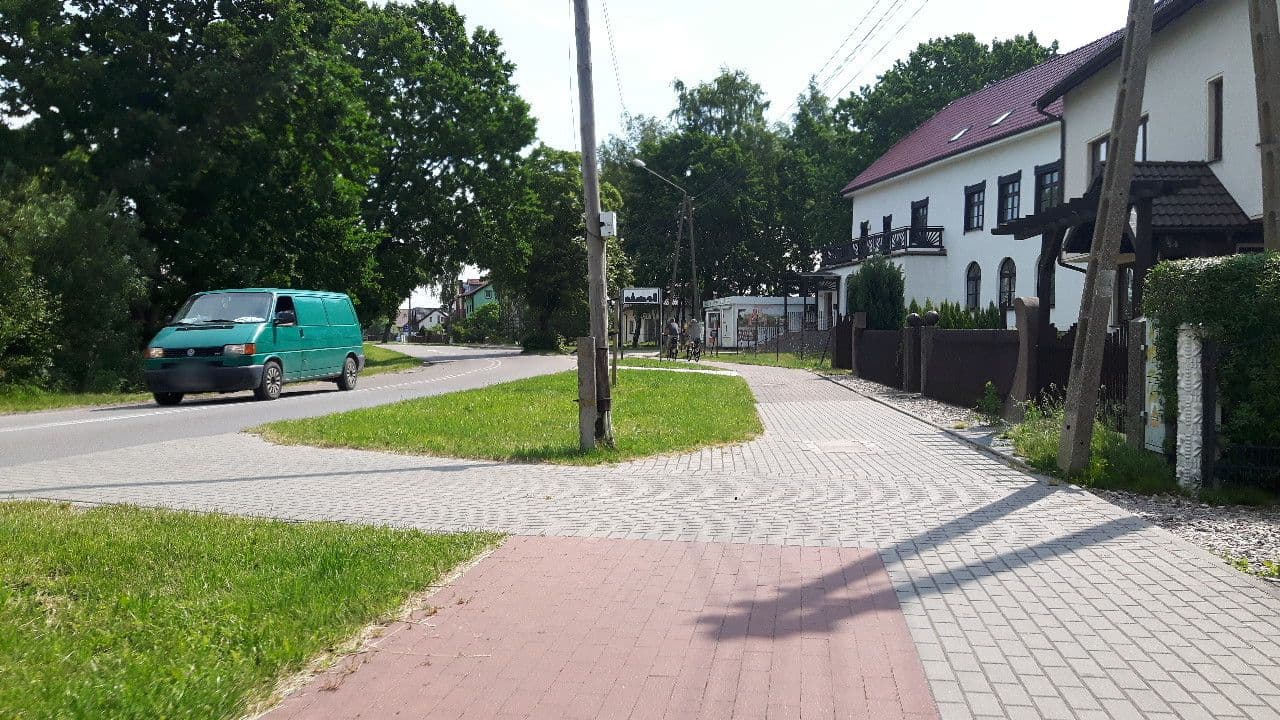 Street view near Pension Leba, Łeba — © changchun1 (CC BY-SA · Mapillary)