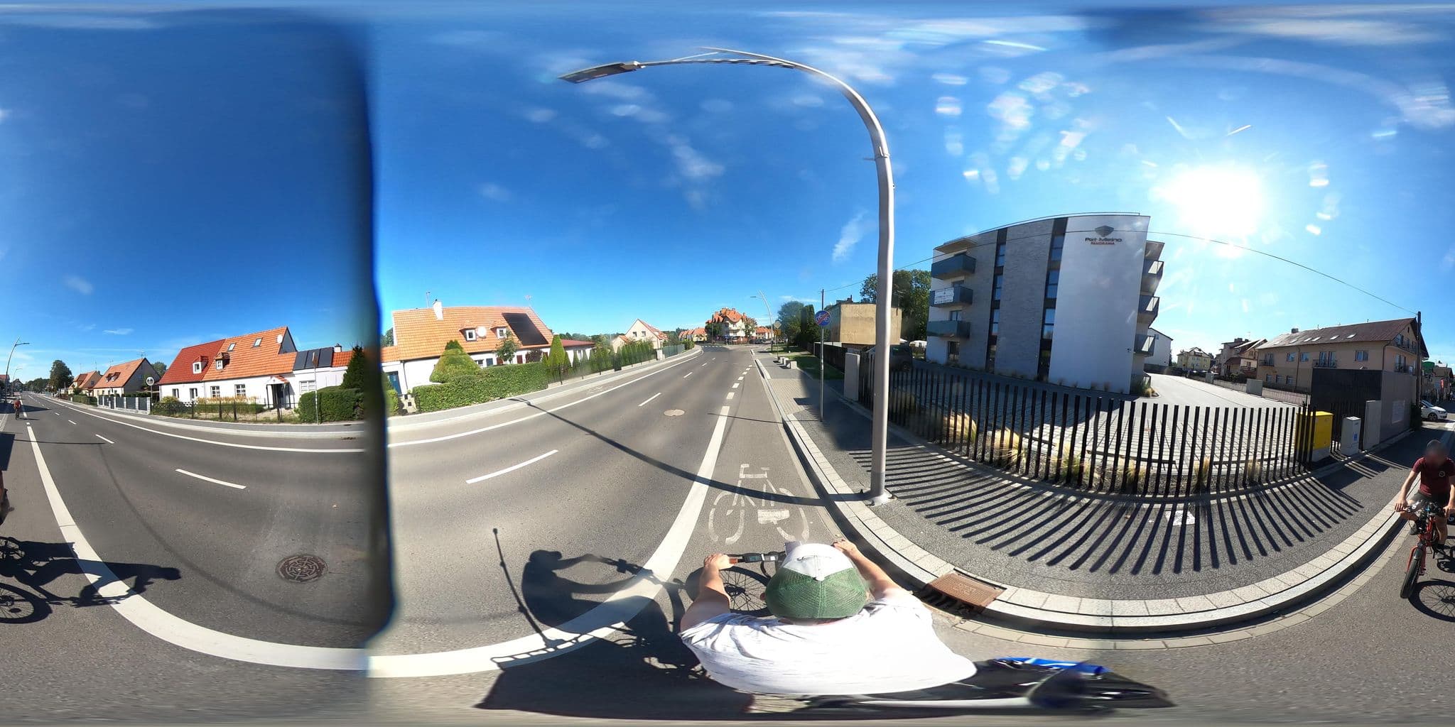 Street view near Pensjonat Adriana, Mielno — © Ameba (CC BY-SA · Mapillary)