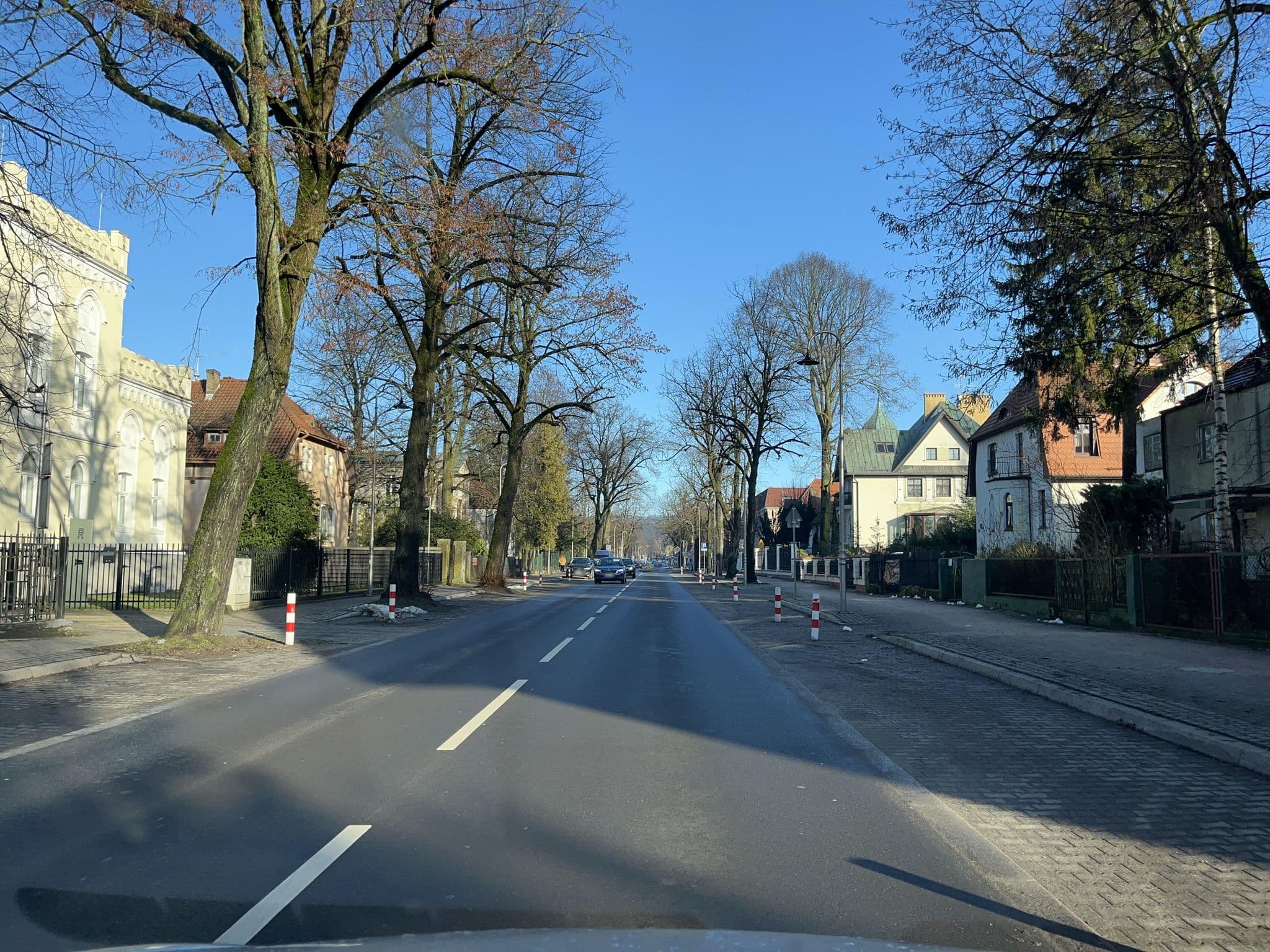 Street view near Rezydencja Myśliwska, Koszalin — © masterofnoroad (CC BY-SA · Mapillary)
