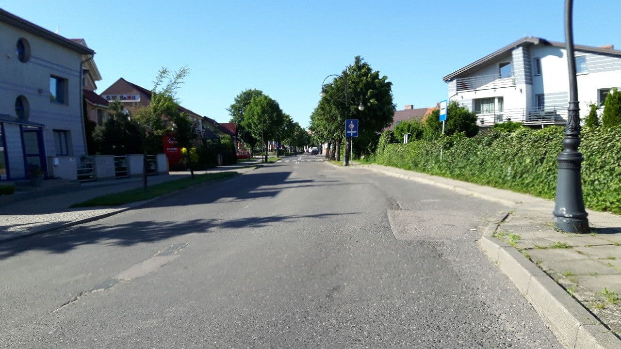 Street view near Willa Ewa, Łeba — © changchun1 (CC BY-SA · Mapillary)