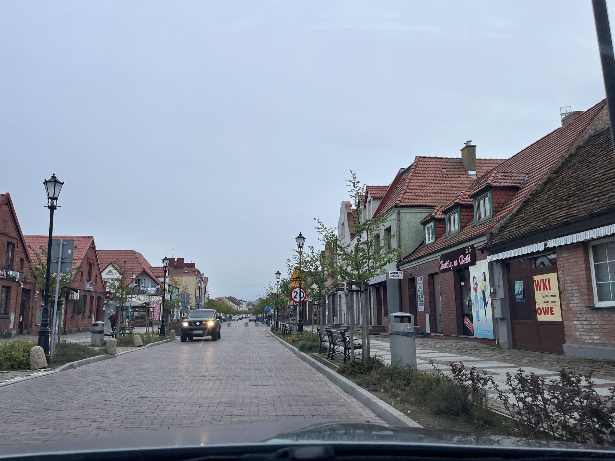 Street view near Wynajem Pokoi Robert Nowak, Łeba — © ptks (CC BY-SA · Mapillary)