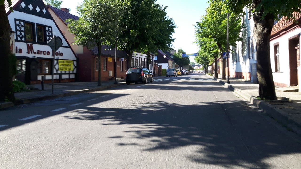 Street view near Pensjonat Złota Rybka Damian Wilkowski, Łeba — © changchun1 (CC BY-SA · Mapillary)