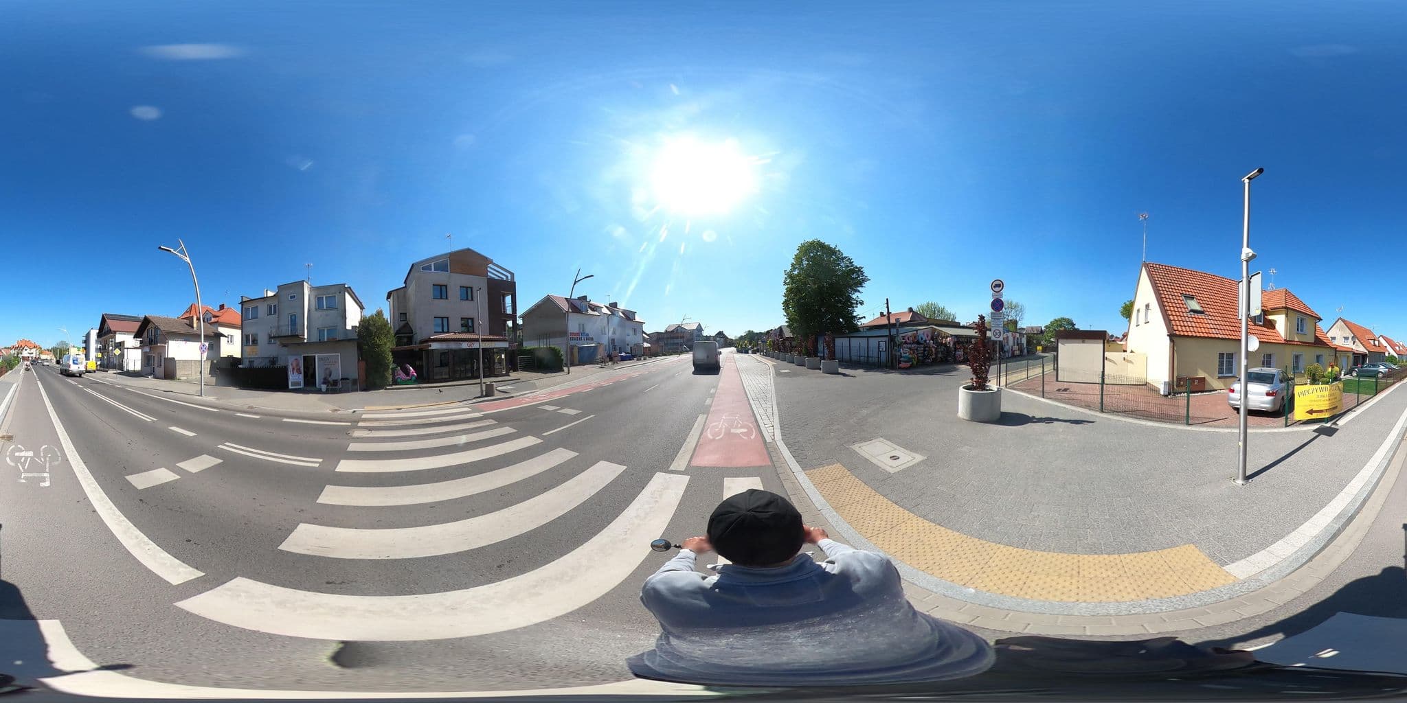 Street view near Koral Apartament, Mielno — © masterofnoroad (CC BY-SA · Mapillary)