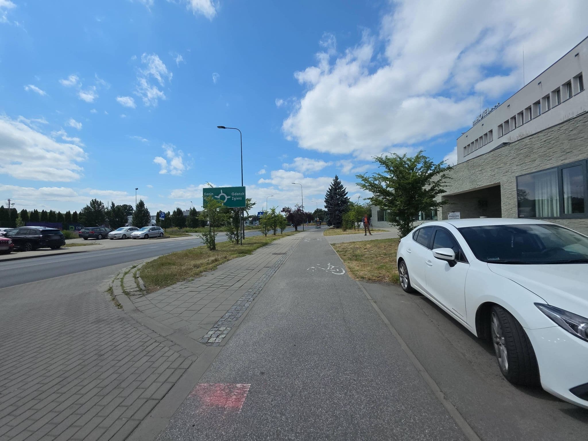 Street view near mHotel, Zgierz — © Rowerowa_Lodz (CC BY-SA · Mapillary)