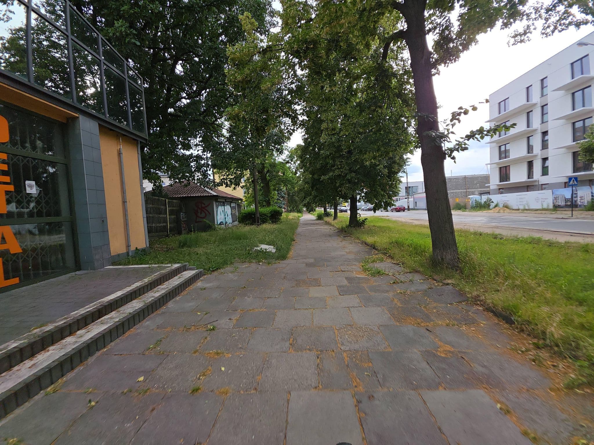 Street view near Noclegi pracownicze Łódź, Łódź — © Rowerowa_Lodz (CC BY-SA · Mapillary)