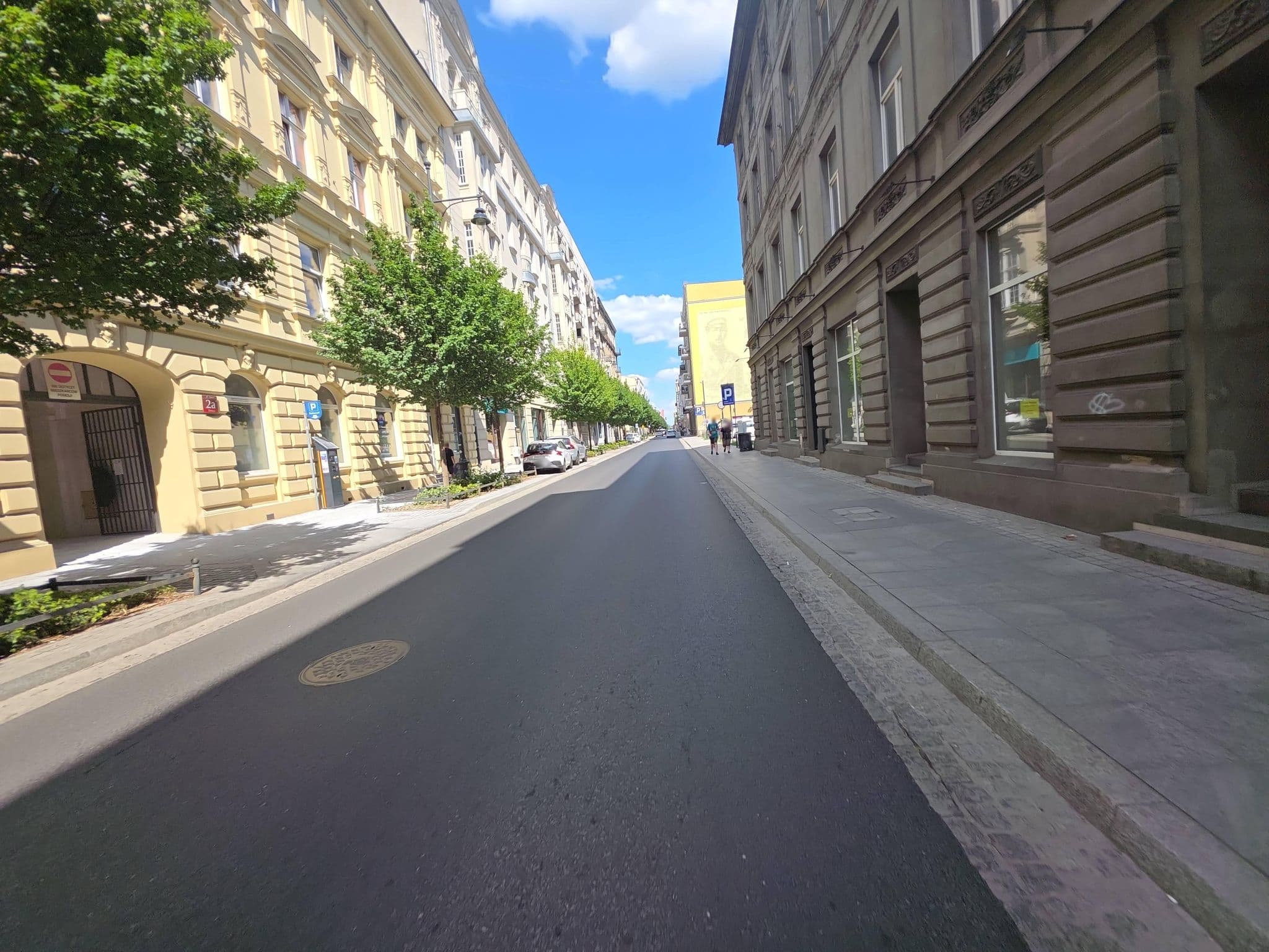 Street view near Sympatyczne studio z palmą areka, Łódź — © Rowerowa_Lodz (CC BY-SA · Mapillary)