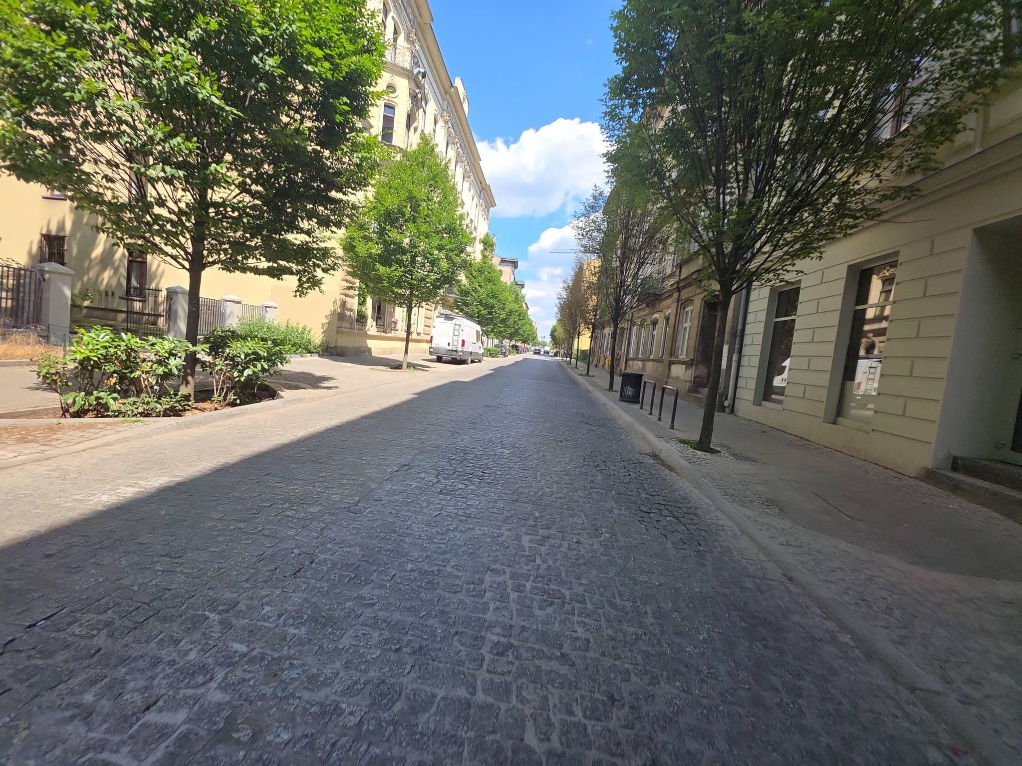 Street view near Dream Aparts Airbnb, Łódź — © Rowerowa_Lodz (CC BY-SA · Mapillary)