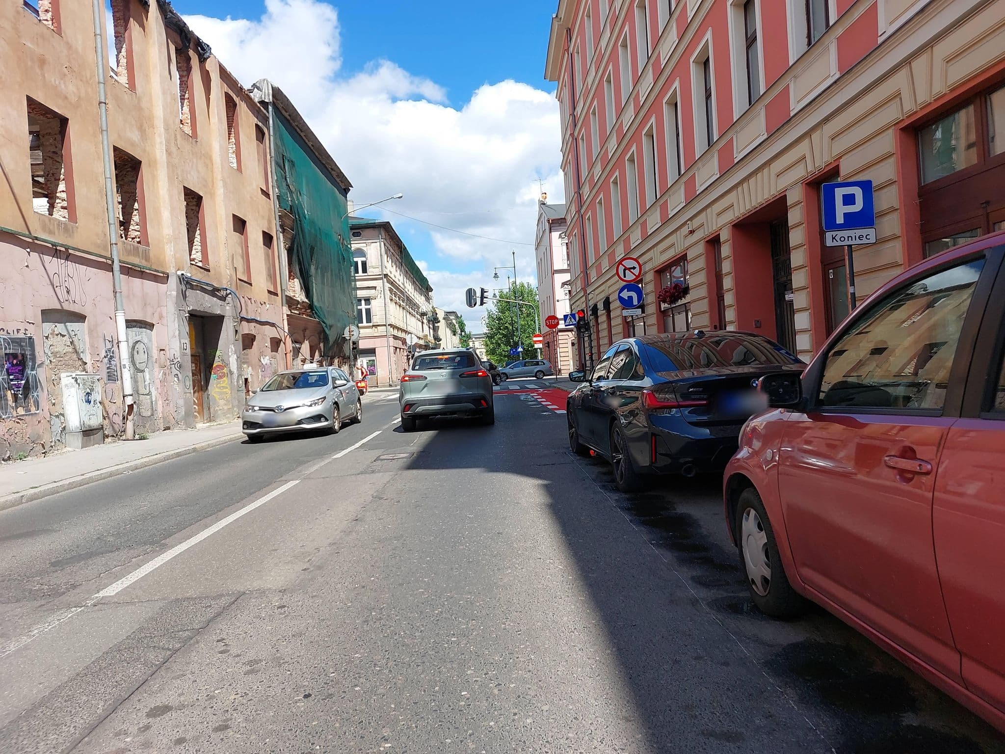 Street view near Toursline Polska. Hotel, Łódź — © Mikromobilnosc (CC BY-SA · Mapillary)