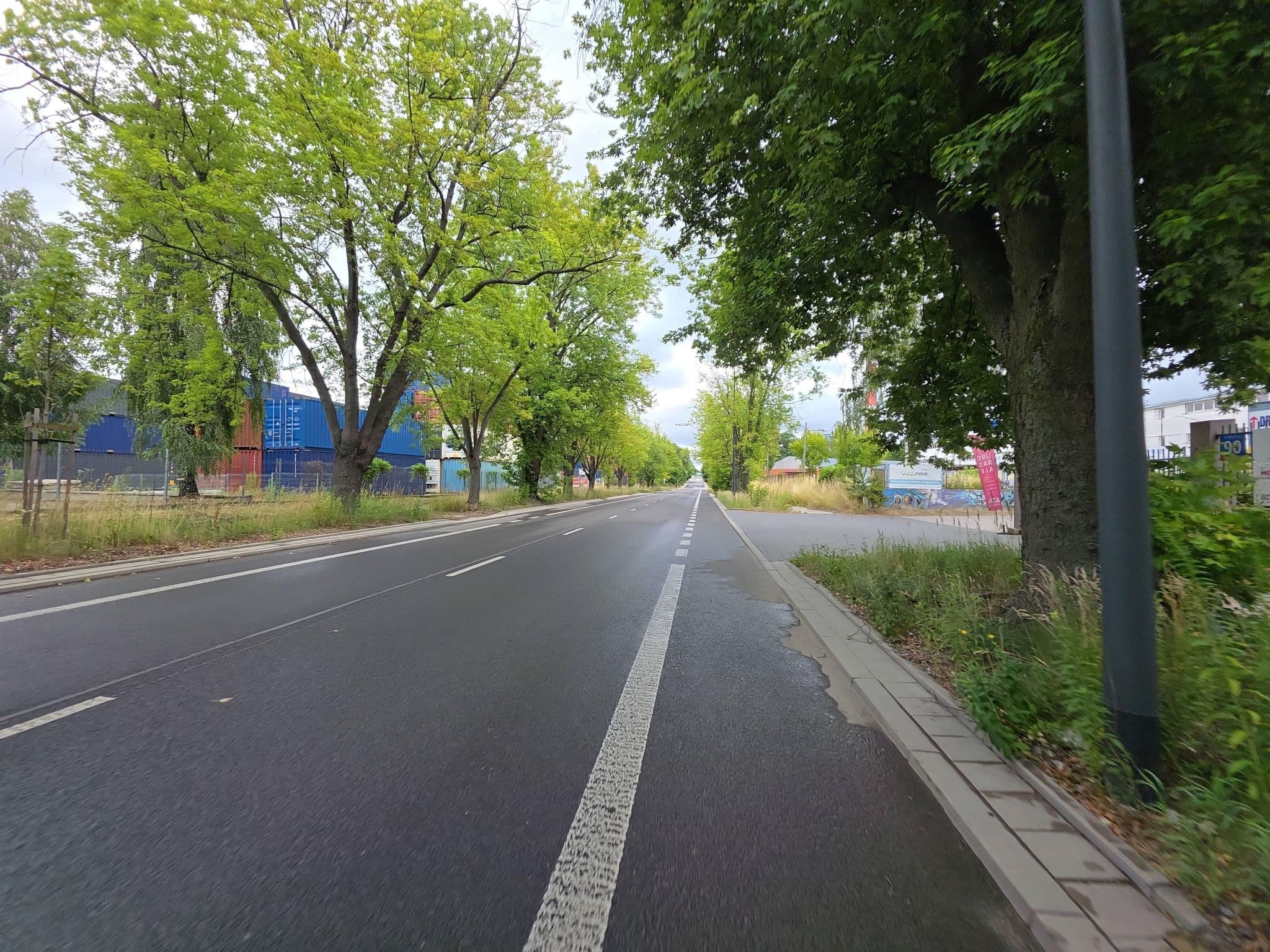 Street view near But Mat Sp. z o.o., Łódź — © Rowerowa_Lodz (CC BY-SA · Mapillary)