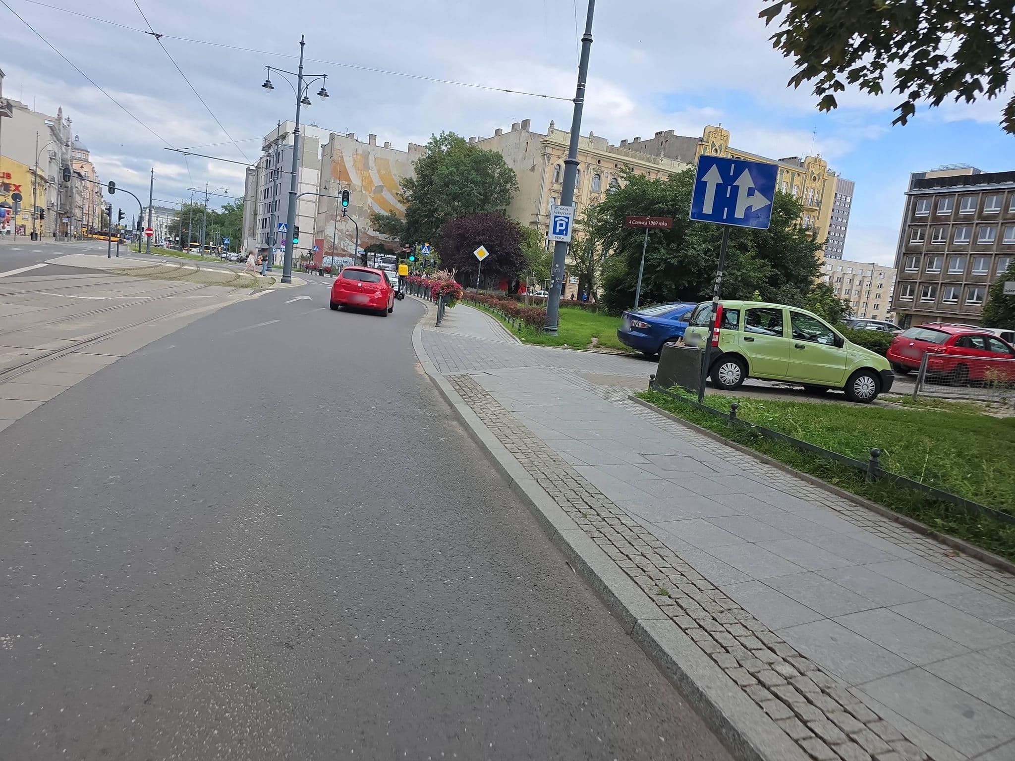 Street view near "Promax" Andrzej Czubak, Łódź — © Rowerowa_Lodz (CC BY-SA · Mapillary)