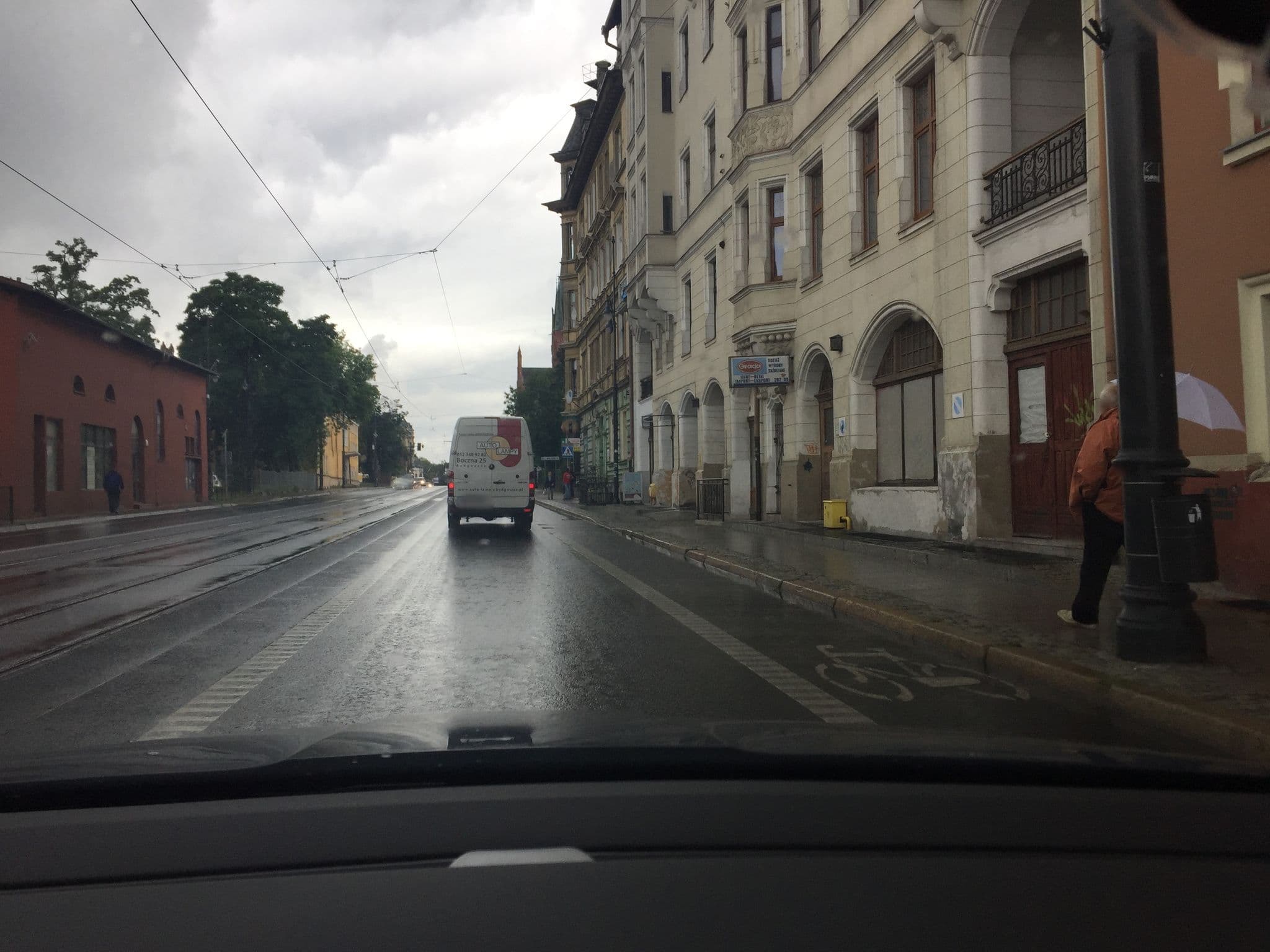 Street view near Pokoje Gościnne, Toruń — © atze777 (CC BY-SA · Mapillary)