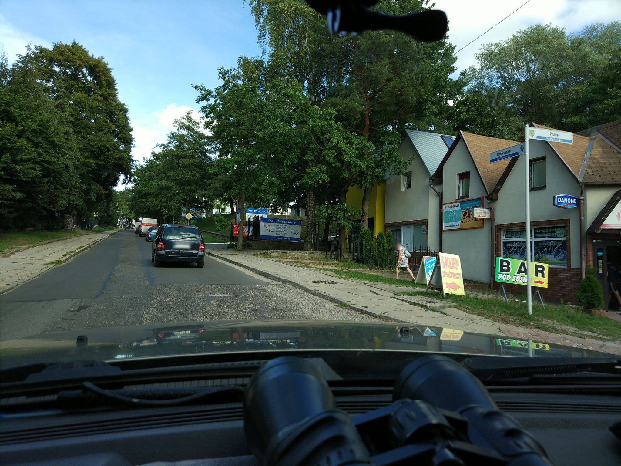 Street view near Diuna, Jastrzębia Góra — © kmajcher (CC BY-SA · Mapillary)