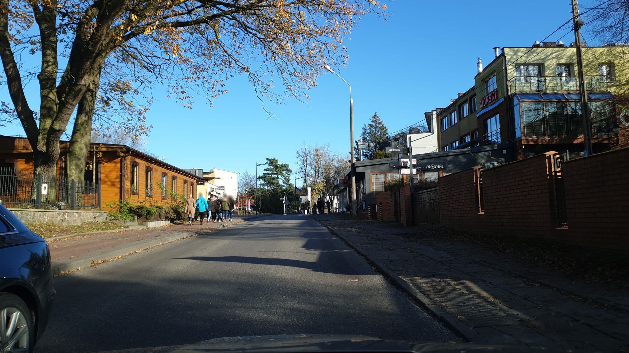 Street view near Willa Maria, Jastrzębia Góra — © krz (CC BY-SA · Mapillary)