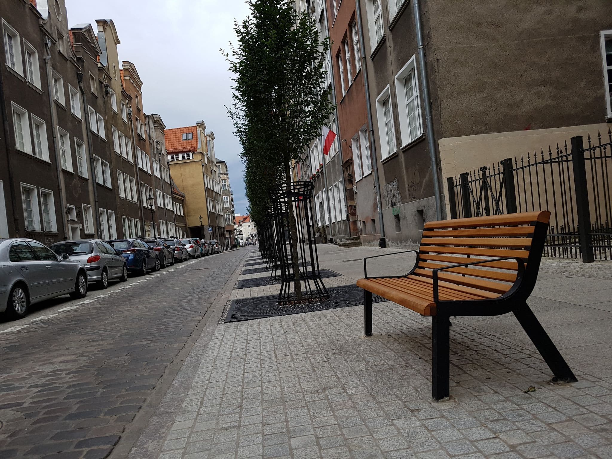 Street view near Apartament Anna, Gdańsk — © pbb (CC BY-SA · Mapillary)