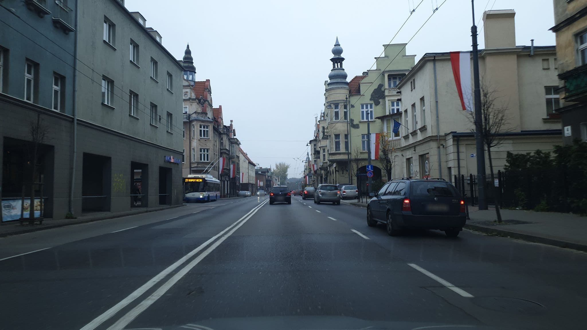 Street view near Aquarium, Sopot — © krz (CC BY-SA · Mapillary)
